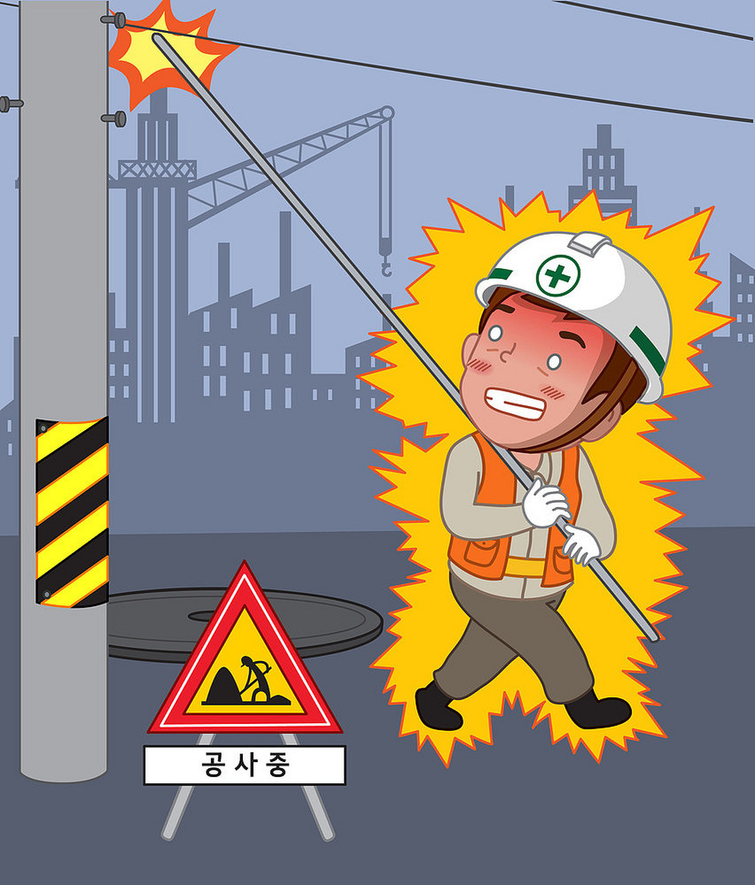 湖南益阳沅江阳罗洲镇工人改造线路时意外触电,导致1死2伤.