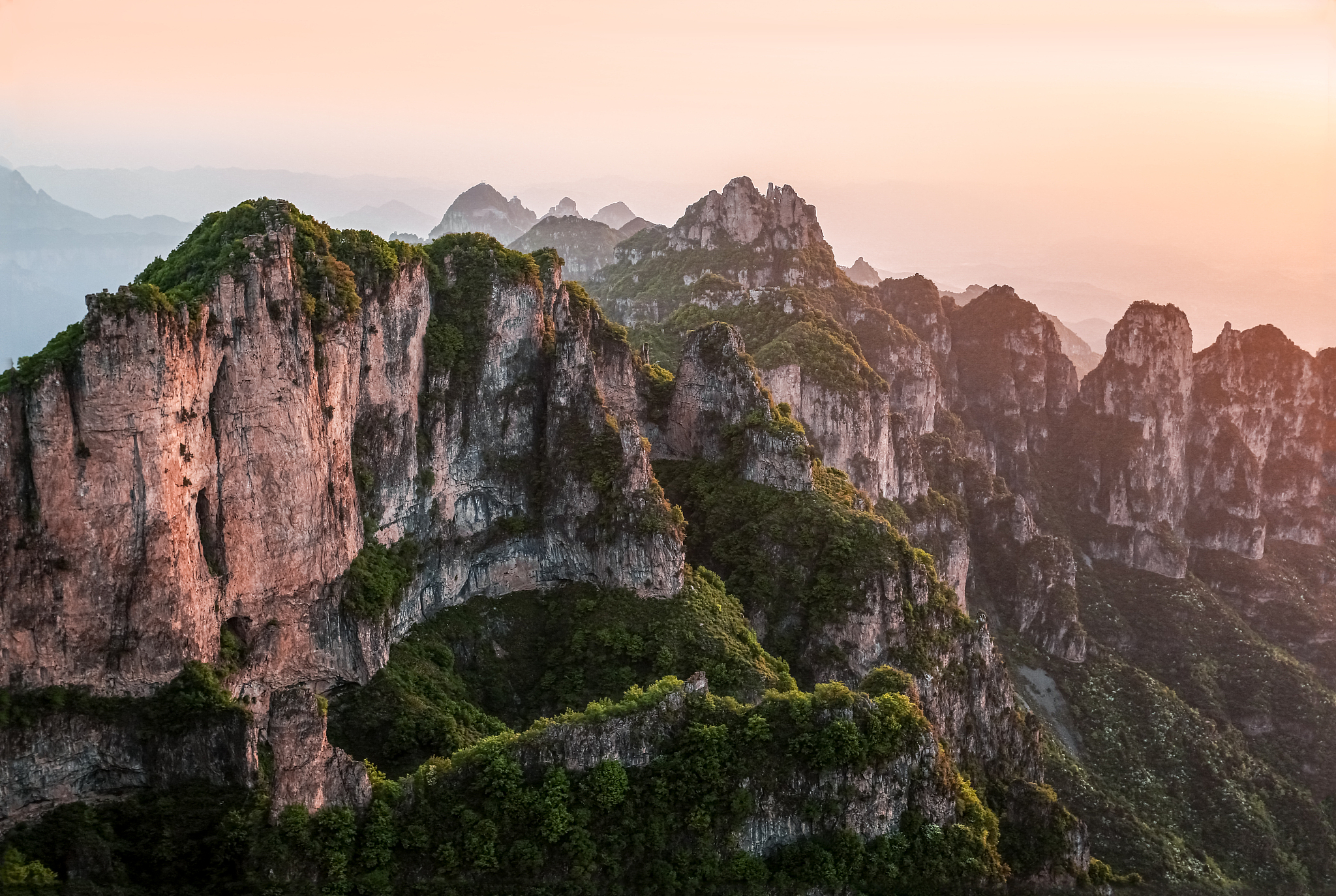 王莽岭风景图片图片