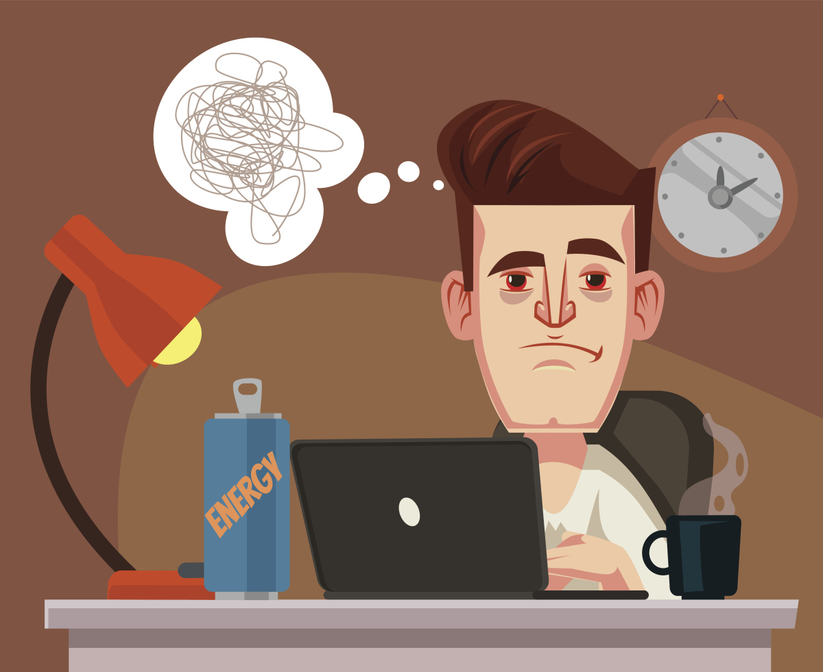 职业倦怠是指在工作中出现的情绪,心理和身体上的疲劳感,常常伴随着