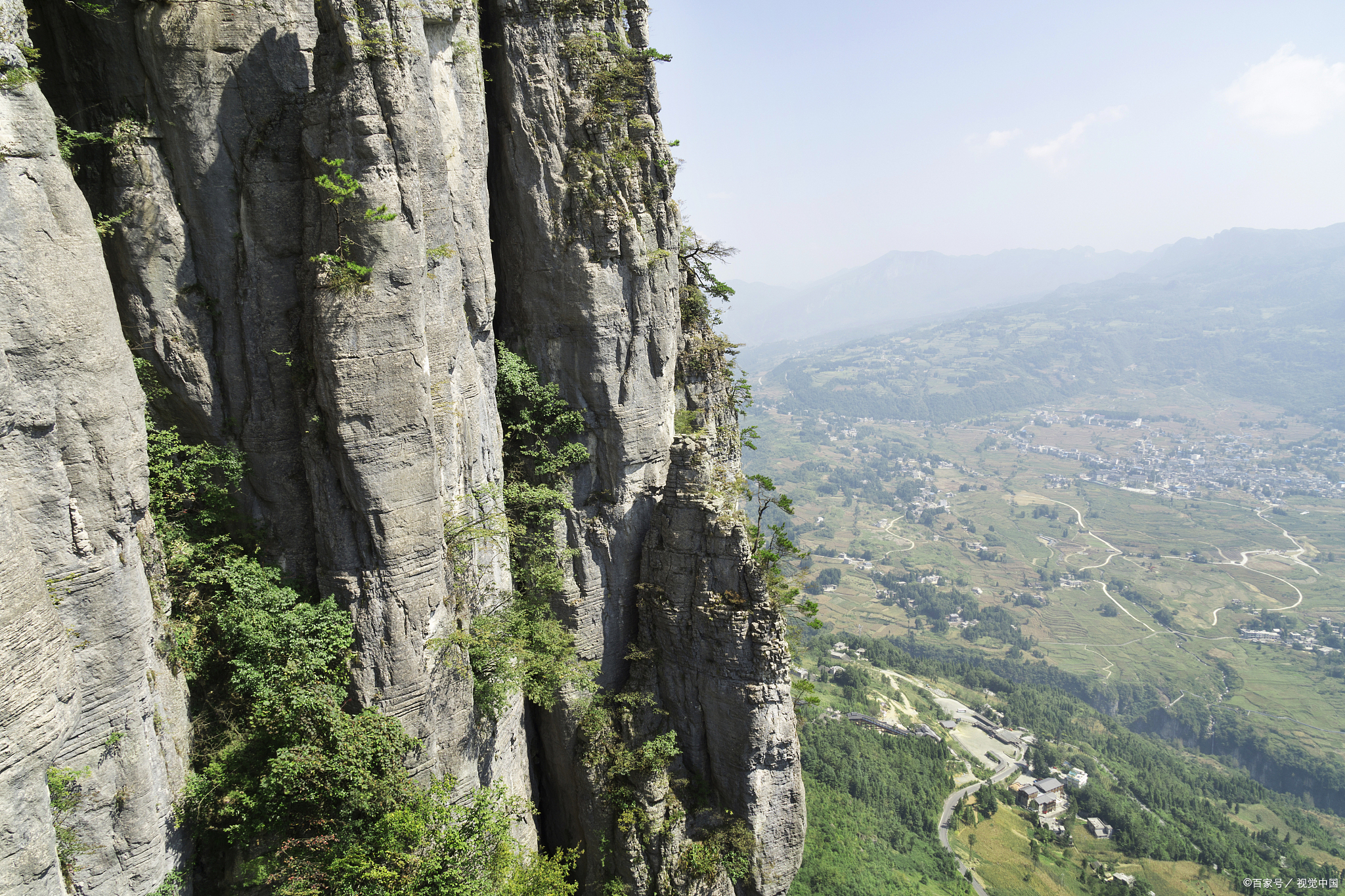 天台山脉图片