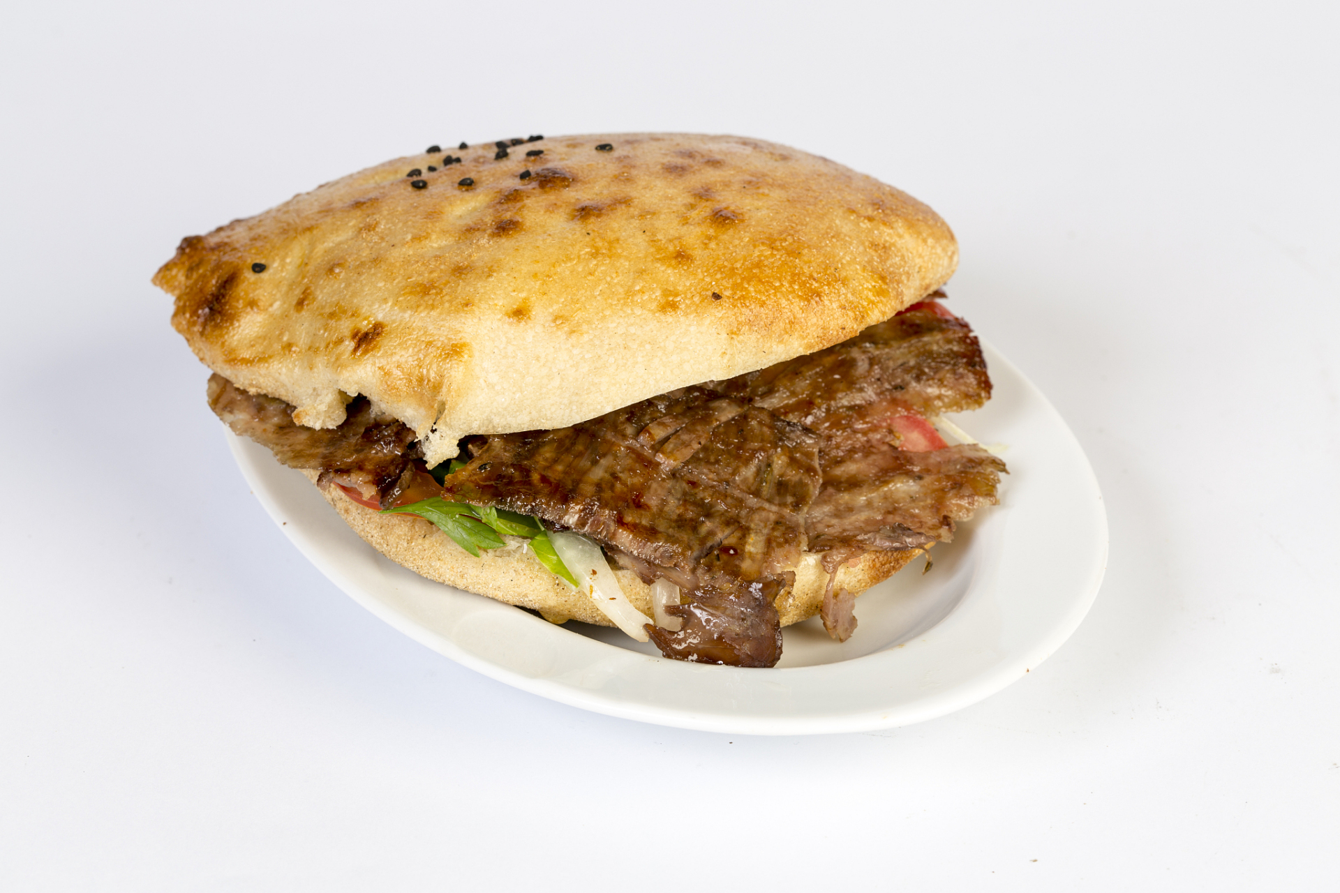 安徽城市吃喝玩乐#蚌埠——烧饼夹里脊,烧饼是烘箱烧饼或烘油桶烧饼