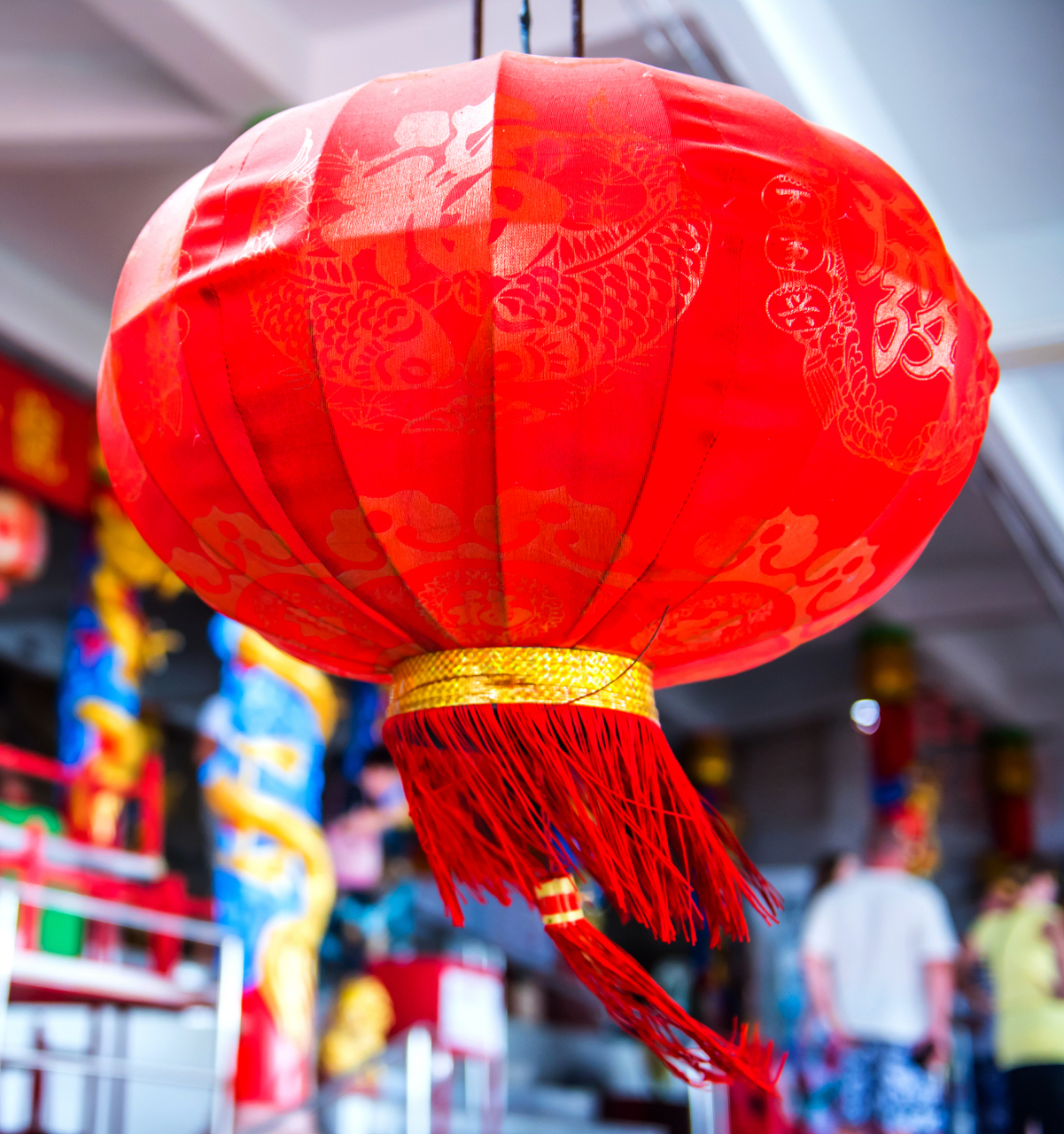 优质短图文计划# 龙年春节选灯笼,是一个充满传统文化气息的过程.