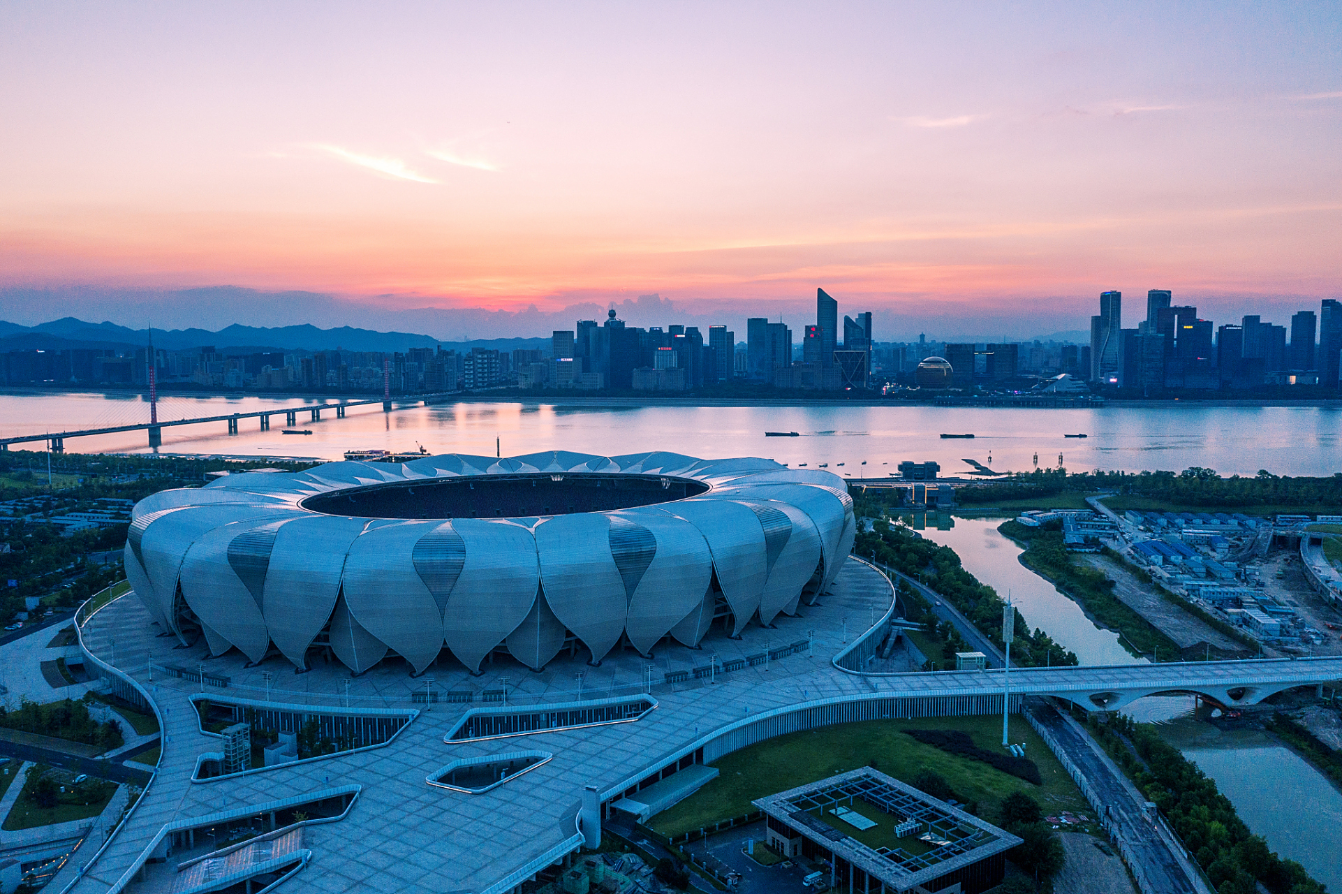 亚运fun体验# 杭州亚运会主会场杭州奥体中心.