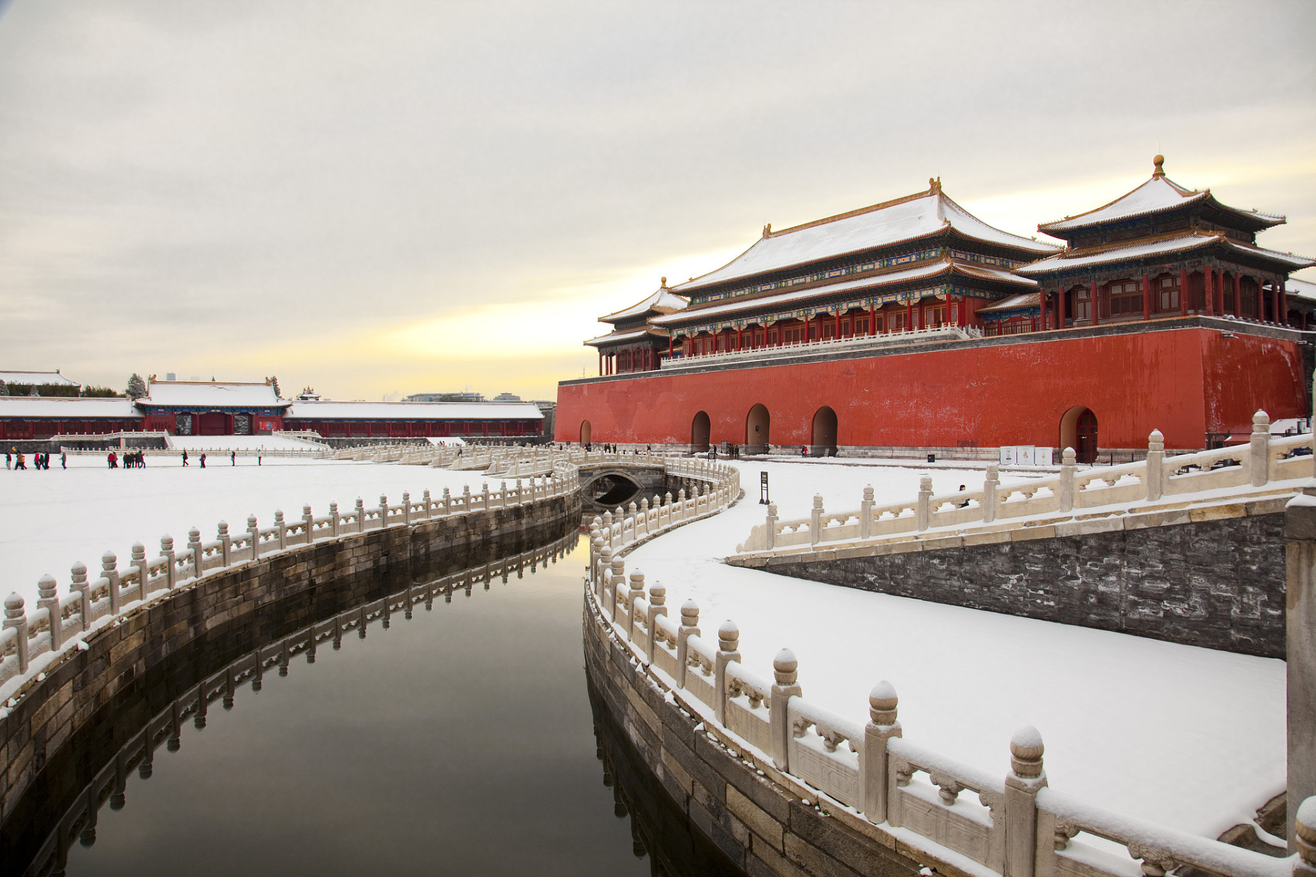 故宫摄影雪景图片