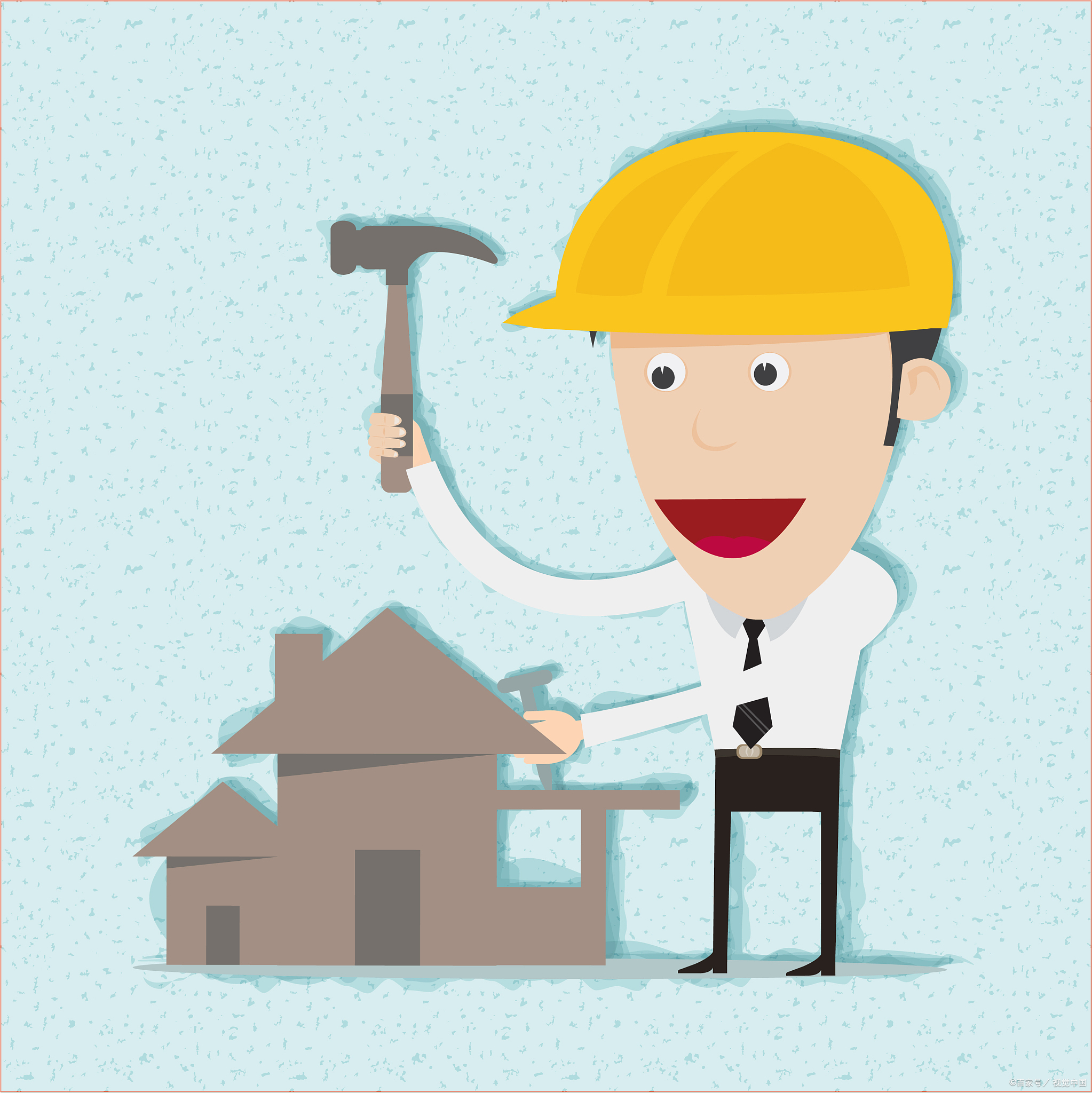 亿元,其中农民共鹎üと 卡通工地卡通头像微信工地干活图像修房子