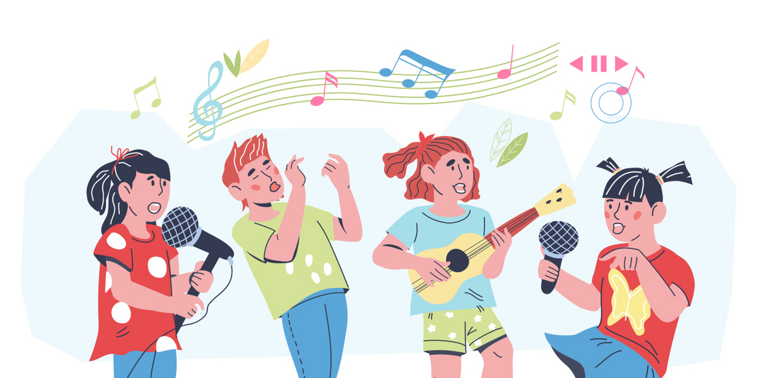 跟伴奏唱歌时,听准节奏很重要