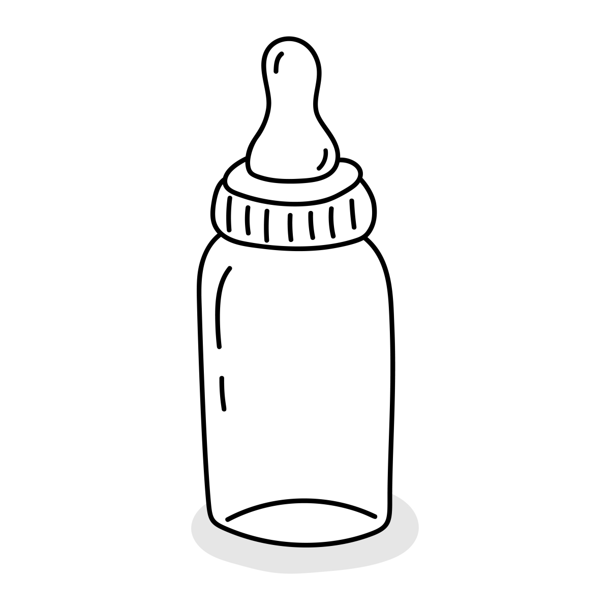 简笔画婴儿用品