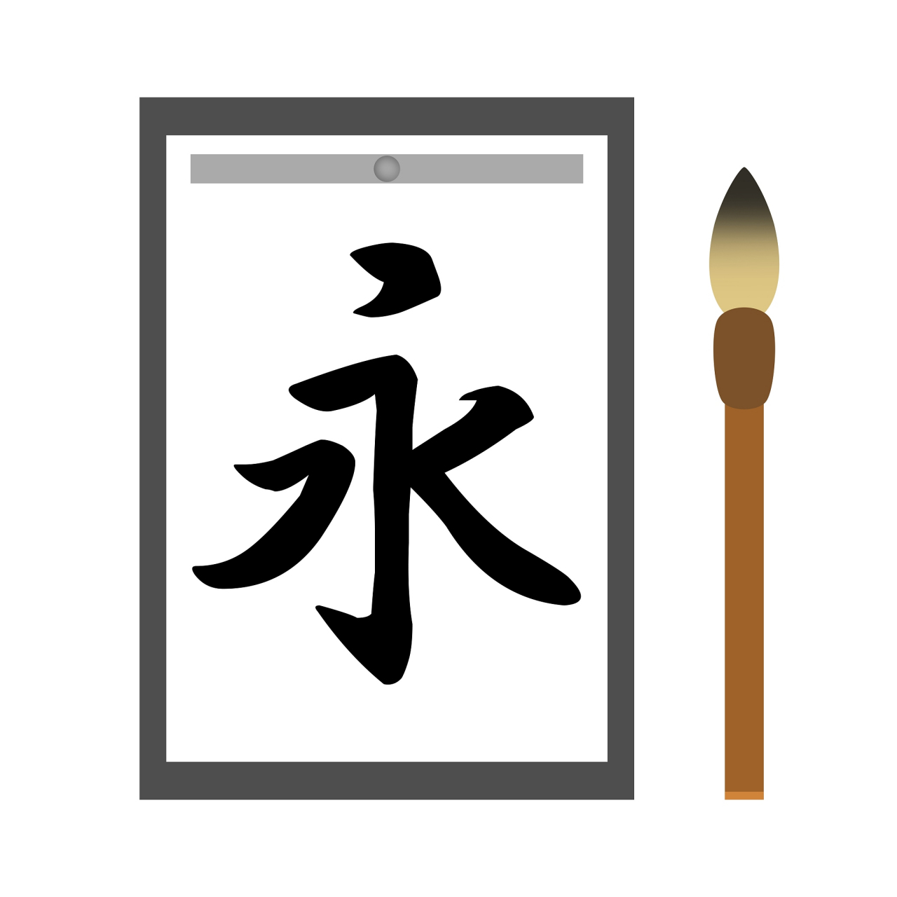 永字八法,书法初学者的神秘宝藏96 初学书法,有没有感觉"永"字八法