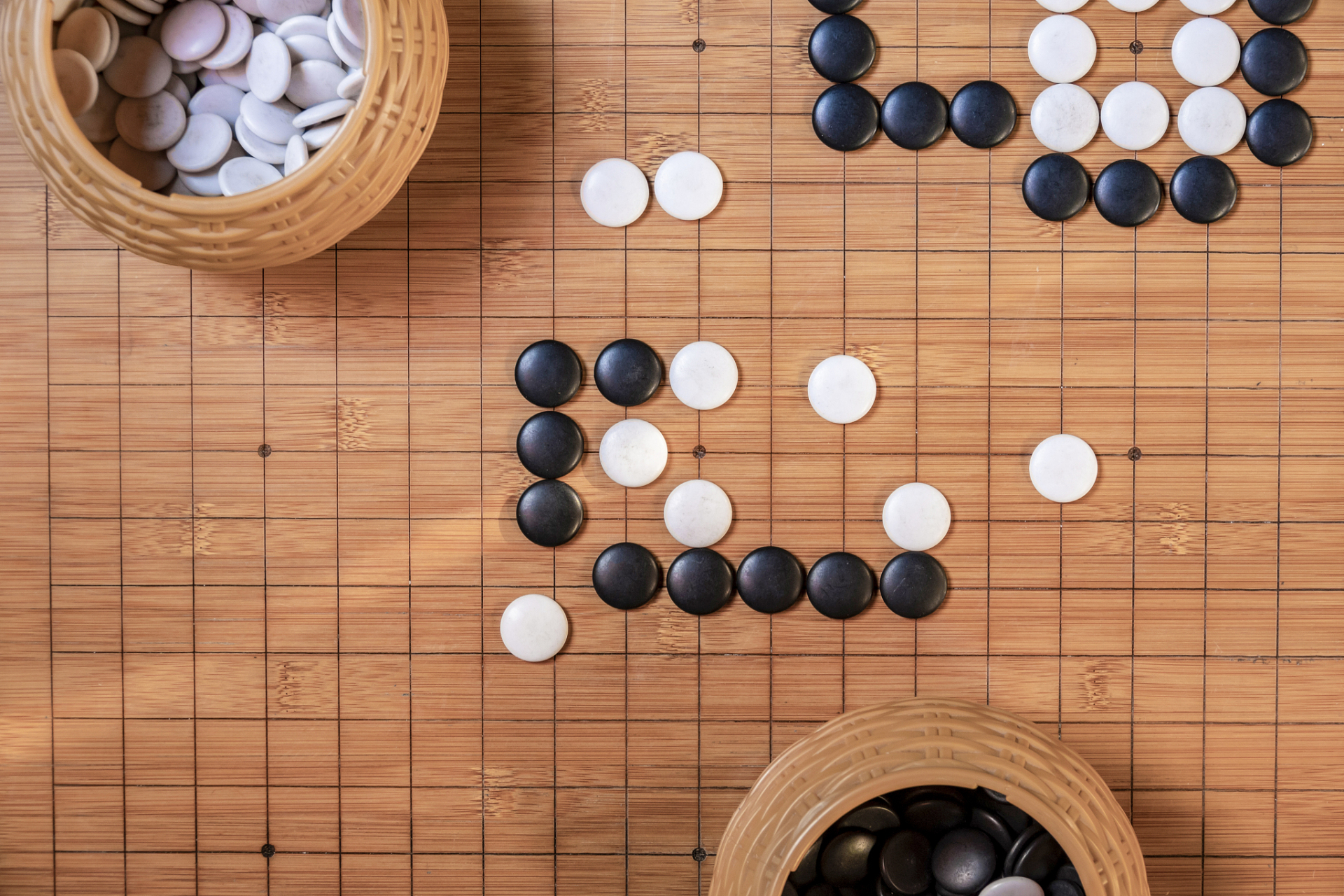 五子棋摆图案大全图片