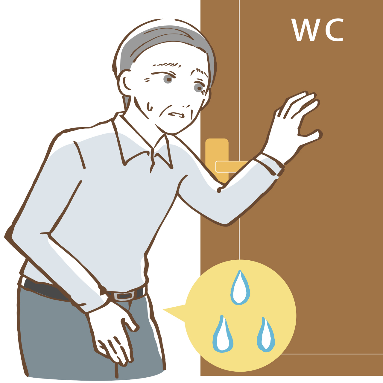 很多前来就诊的患者会反应自己有漏尿,憋不住尿的情况,这种现象