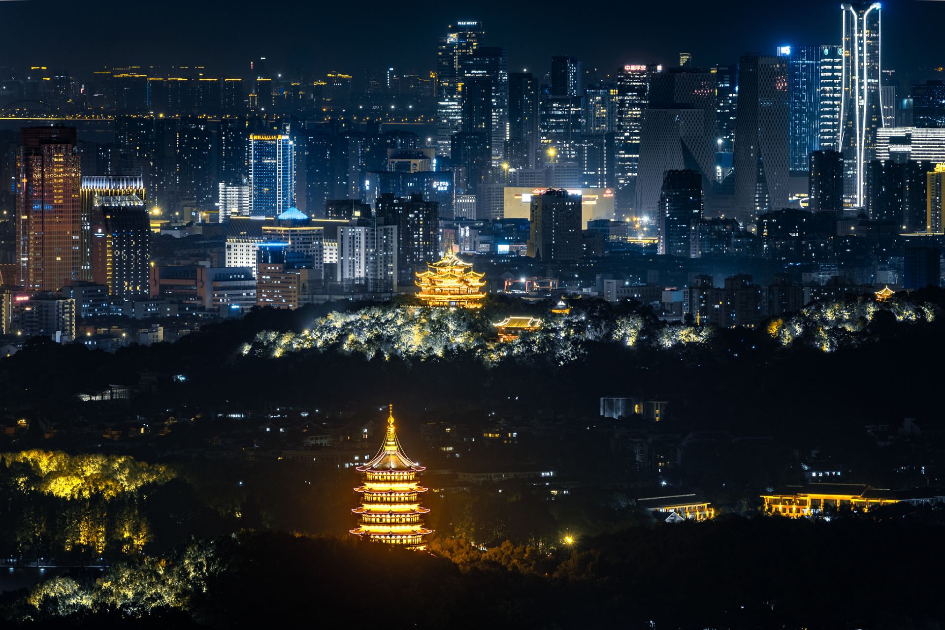 杭州夜景最漂亮的地方图片