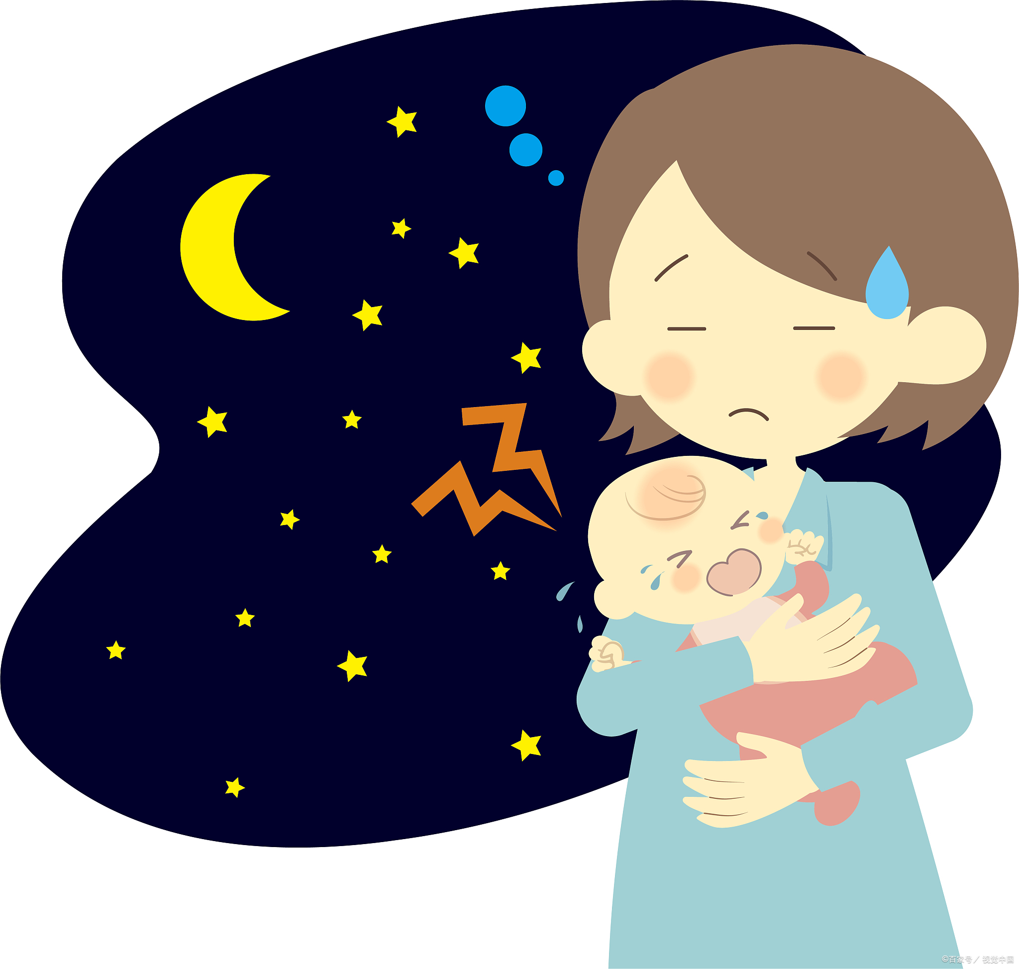 孩子夜醒频繁,跟断夜奶无关