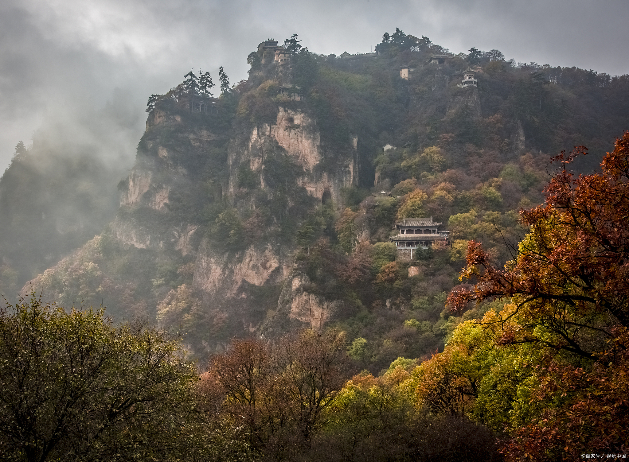 甘肃崆峒山之秀丽美景