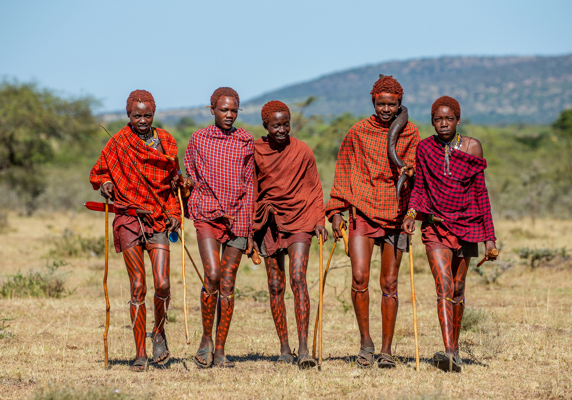 非洲马赛人是非洲大陆上的一个重要民族,他们居住在肯尼亚和坦桑尼亚