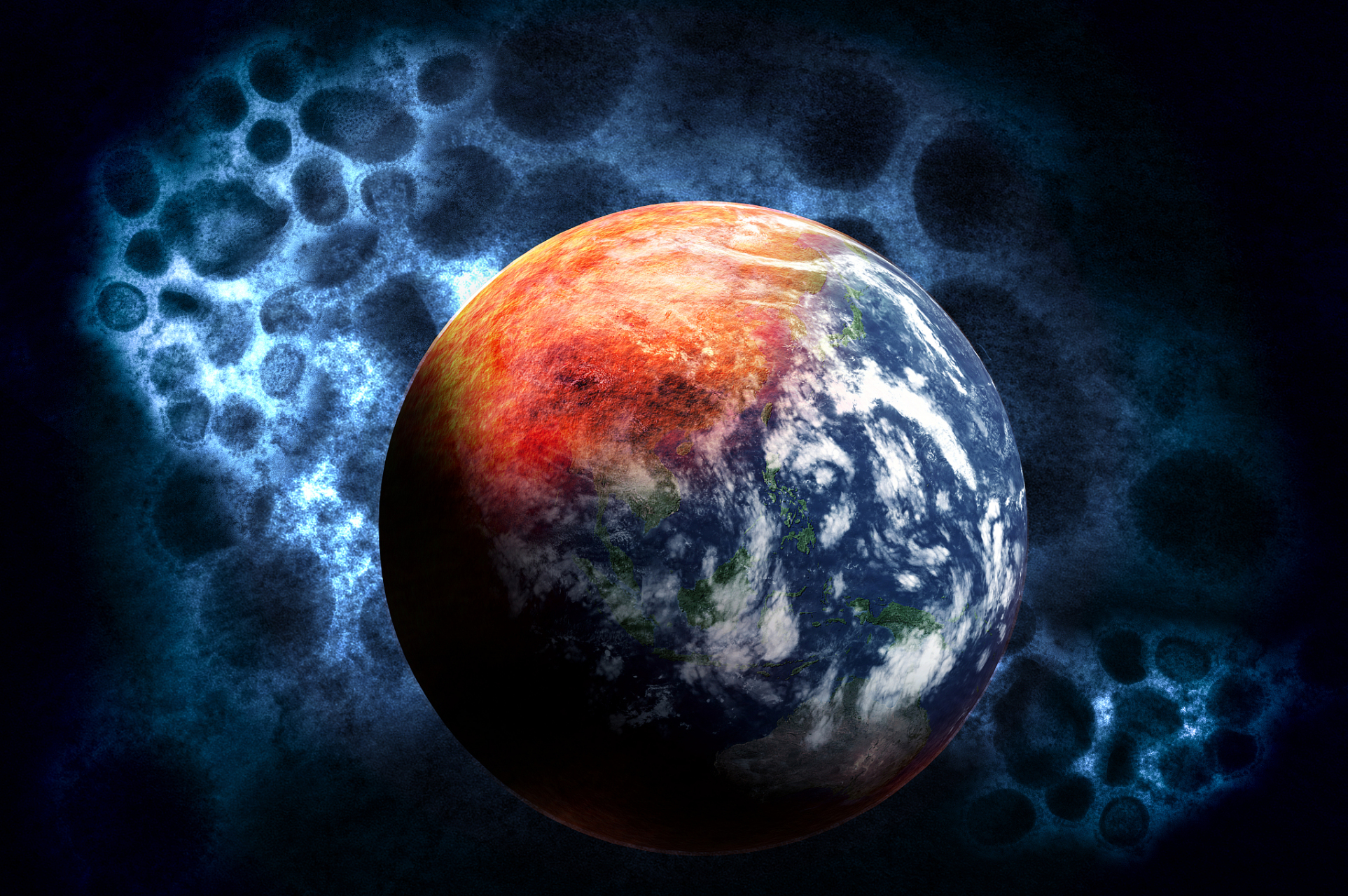 在一个遥远的宇宙时空,一颗小小的行星静静漂浮在浩瀚的宇宙中.