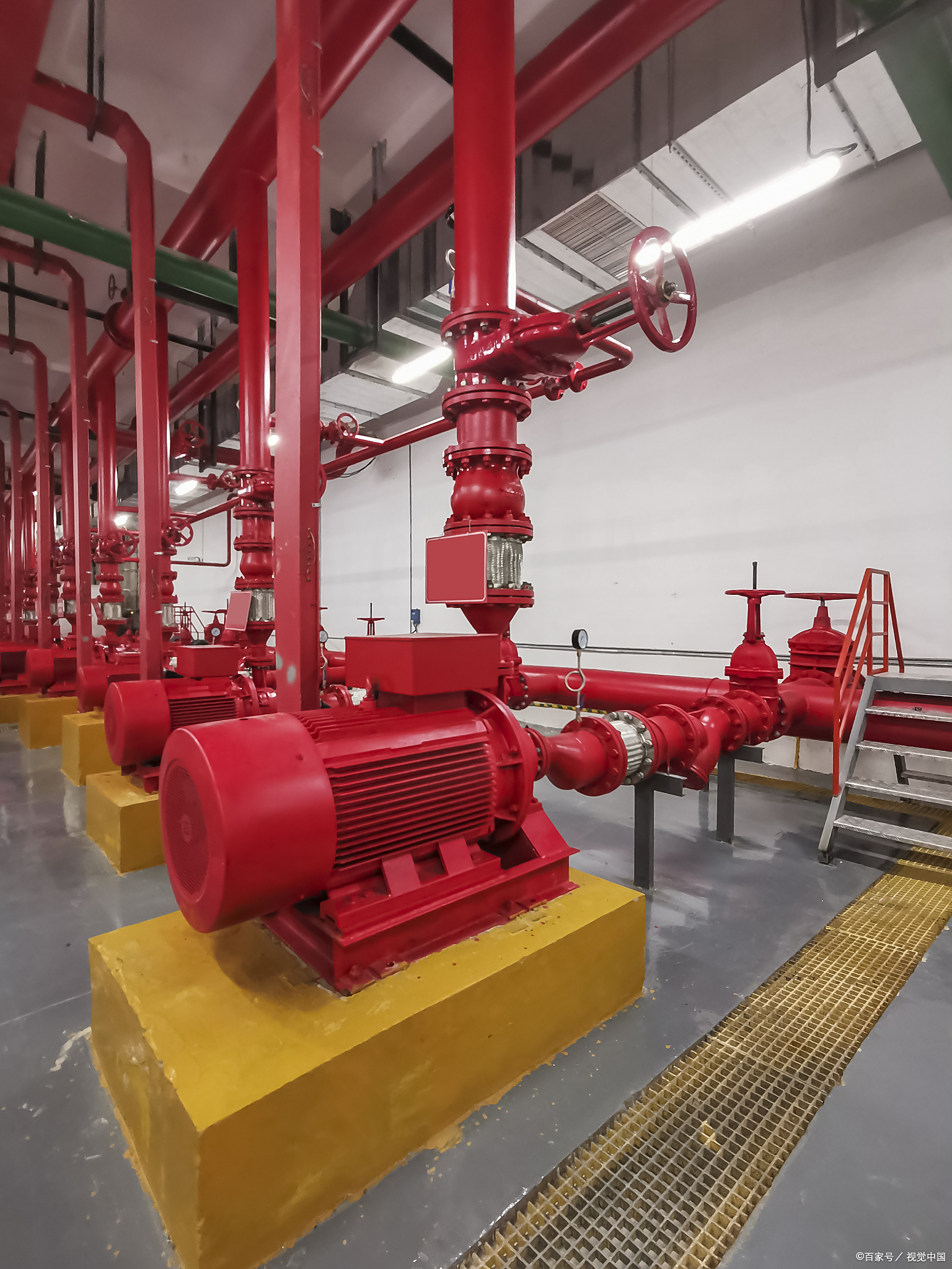 地下消防泵房消防水泵安装消防供水设施消防水泵房安装图集消防泵房