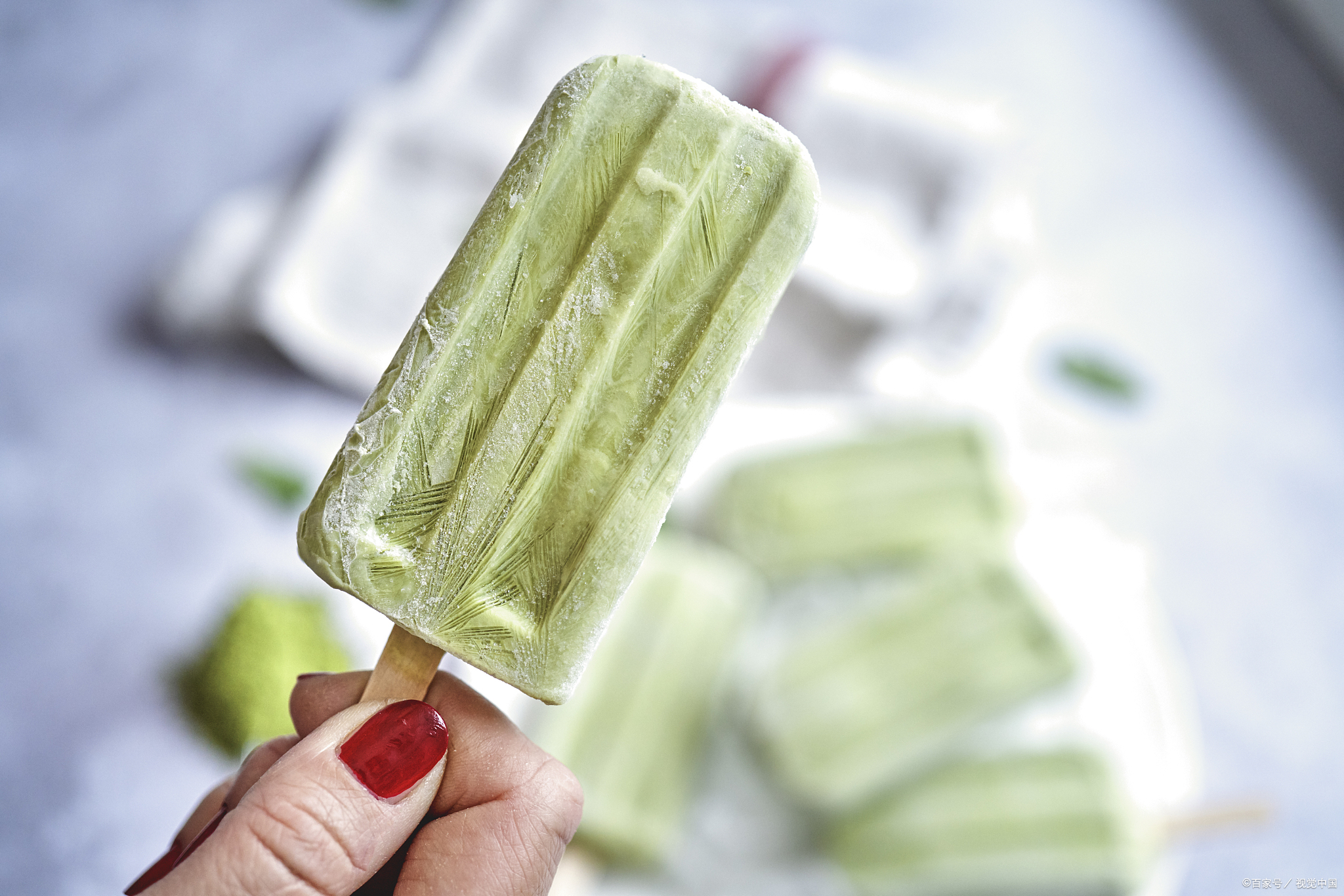 30分钟做成美味绿豆冰棒