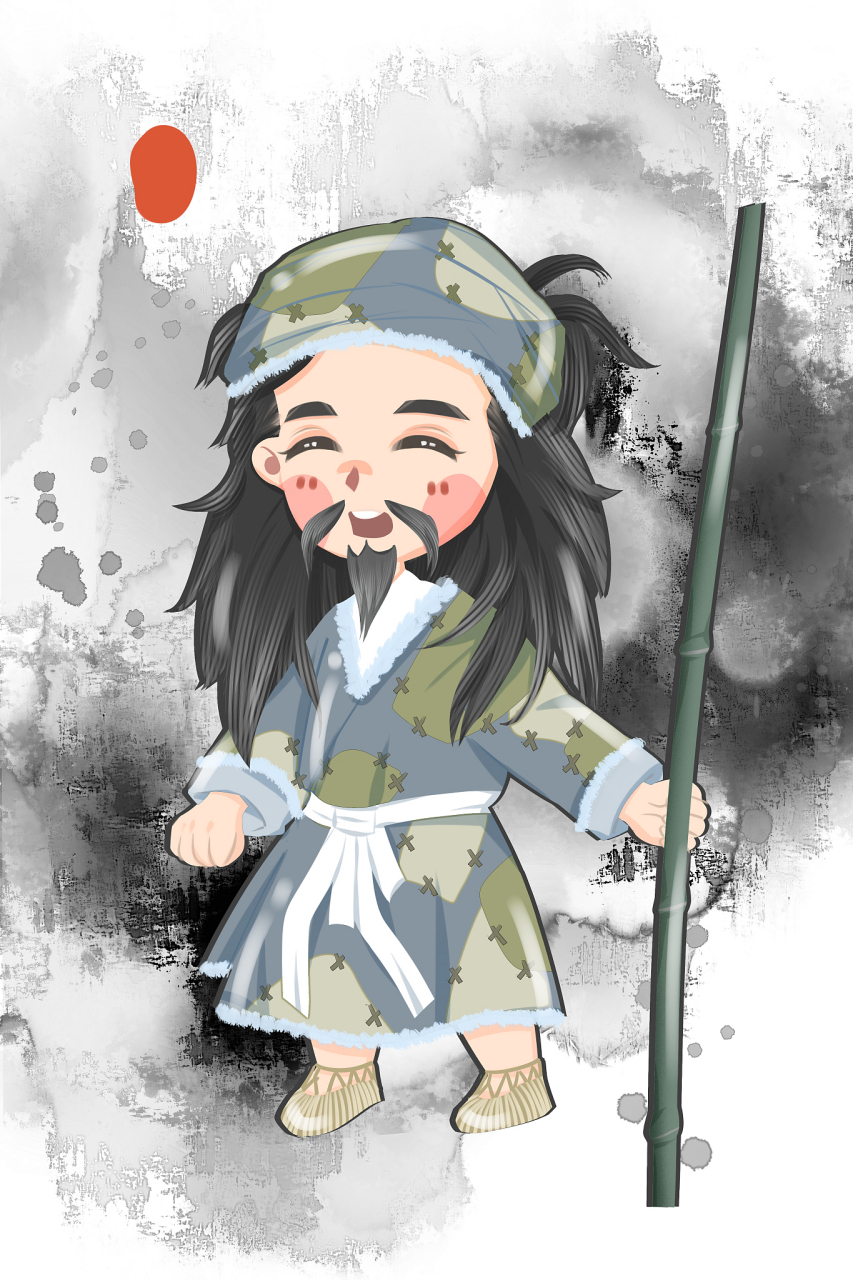 在一个阳光明媚的日子,雍正皇帝在长江边邂逅了一个衣衫褴褛的#乞丐