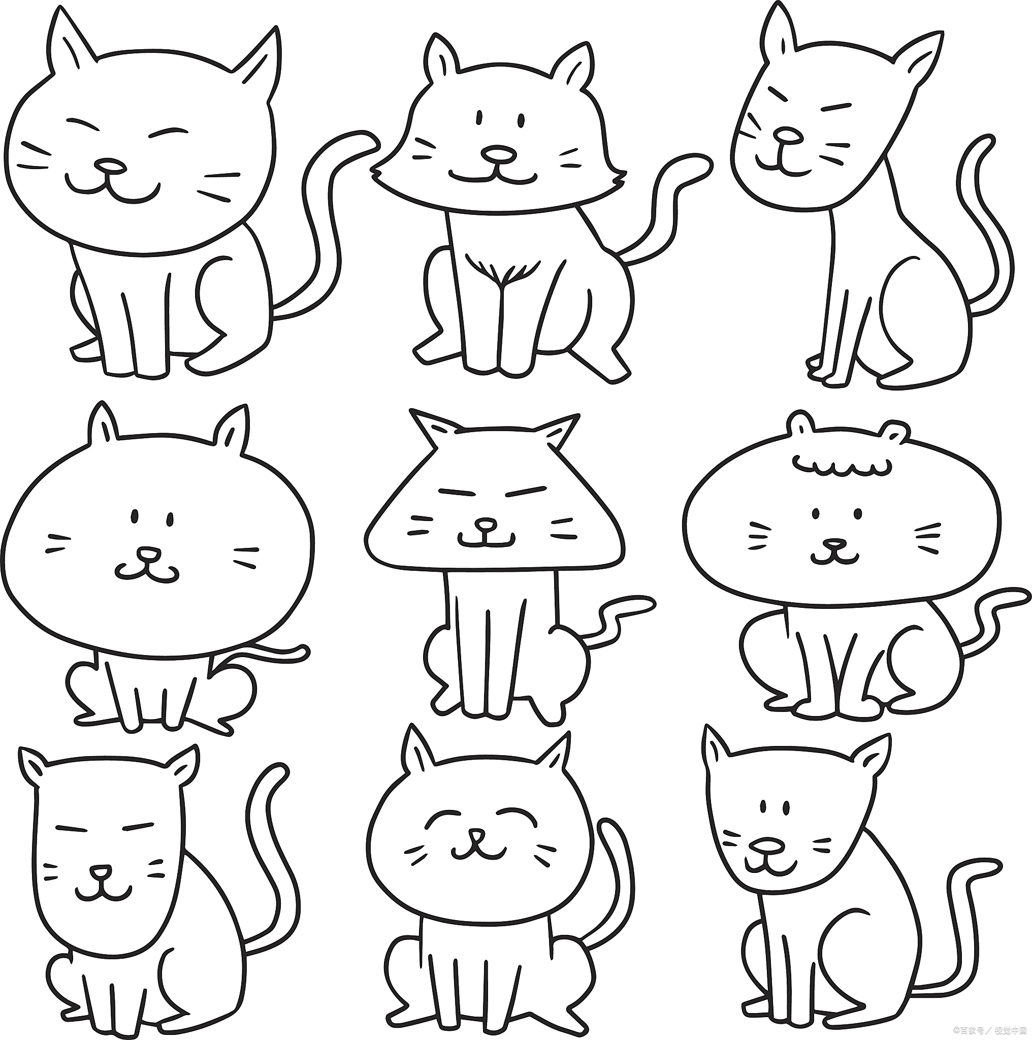 而小猫简笔画,作为一种简单易学的绘画方式,不仅让孩子们能够快速上手