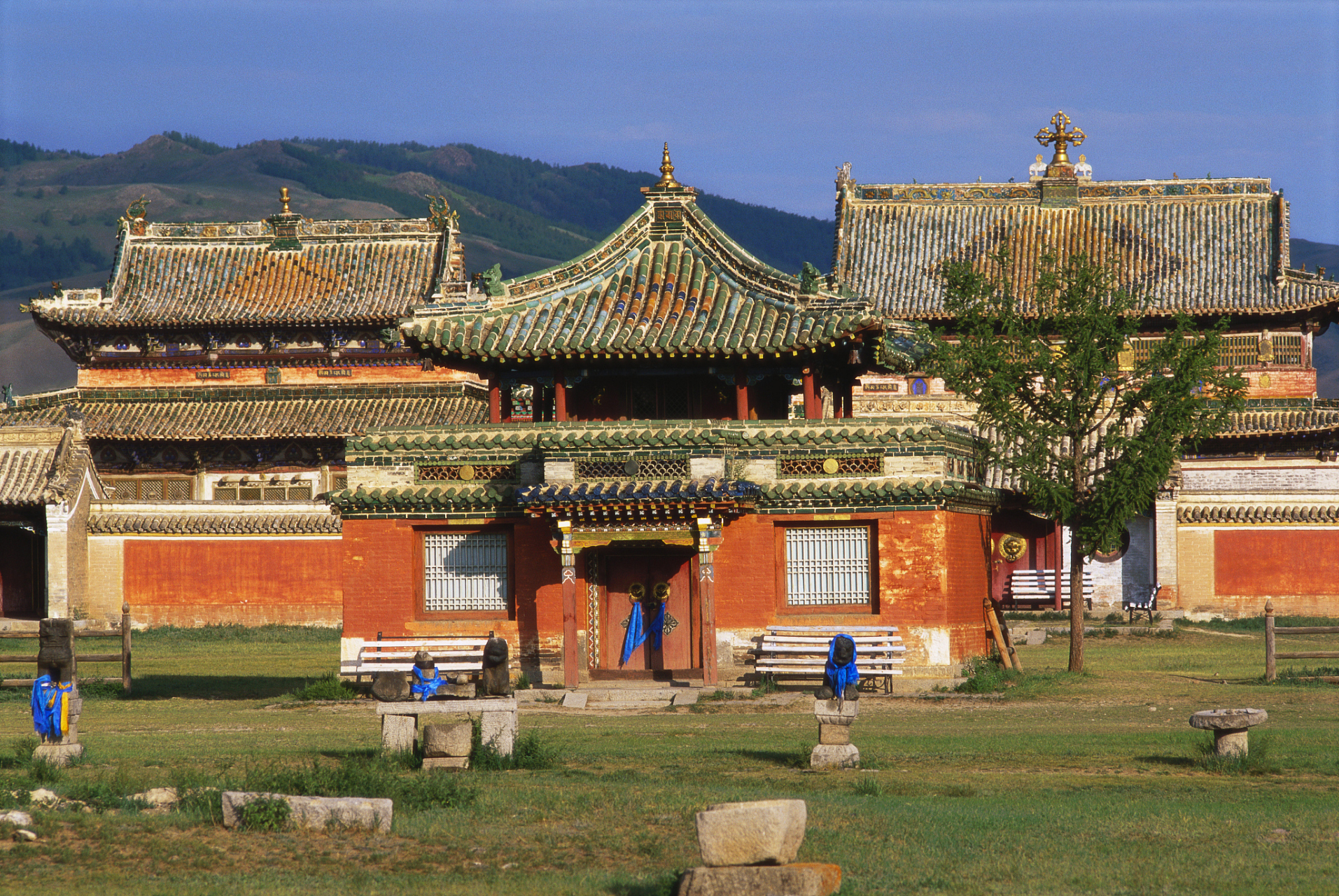 这一站就出发# 乌审召庙位于乌审旗乌审召镇乌审召嘎查,建于清康熙年