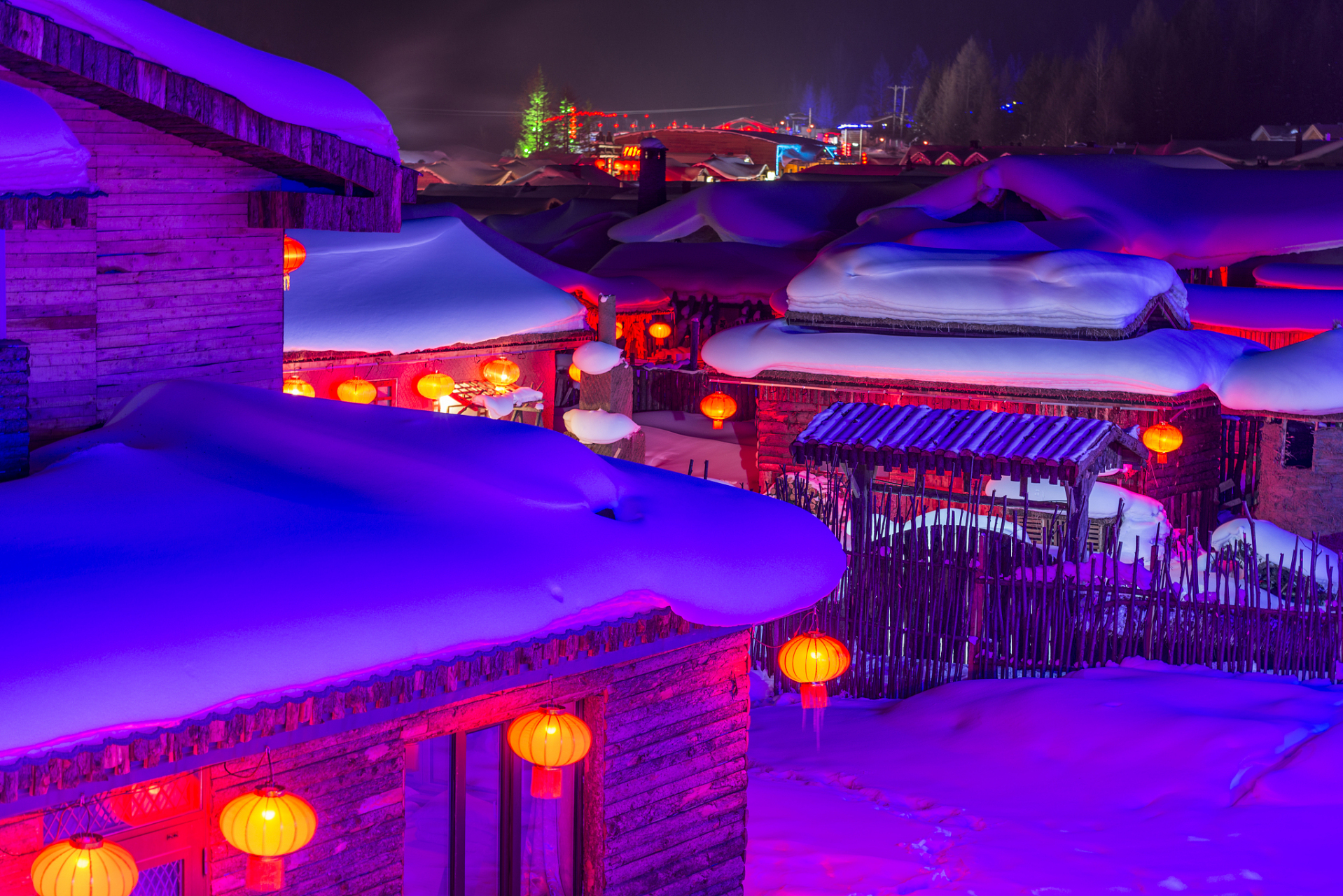 东北照片雪景图片