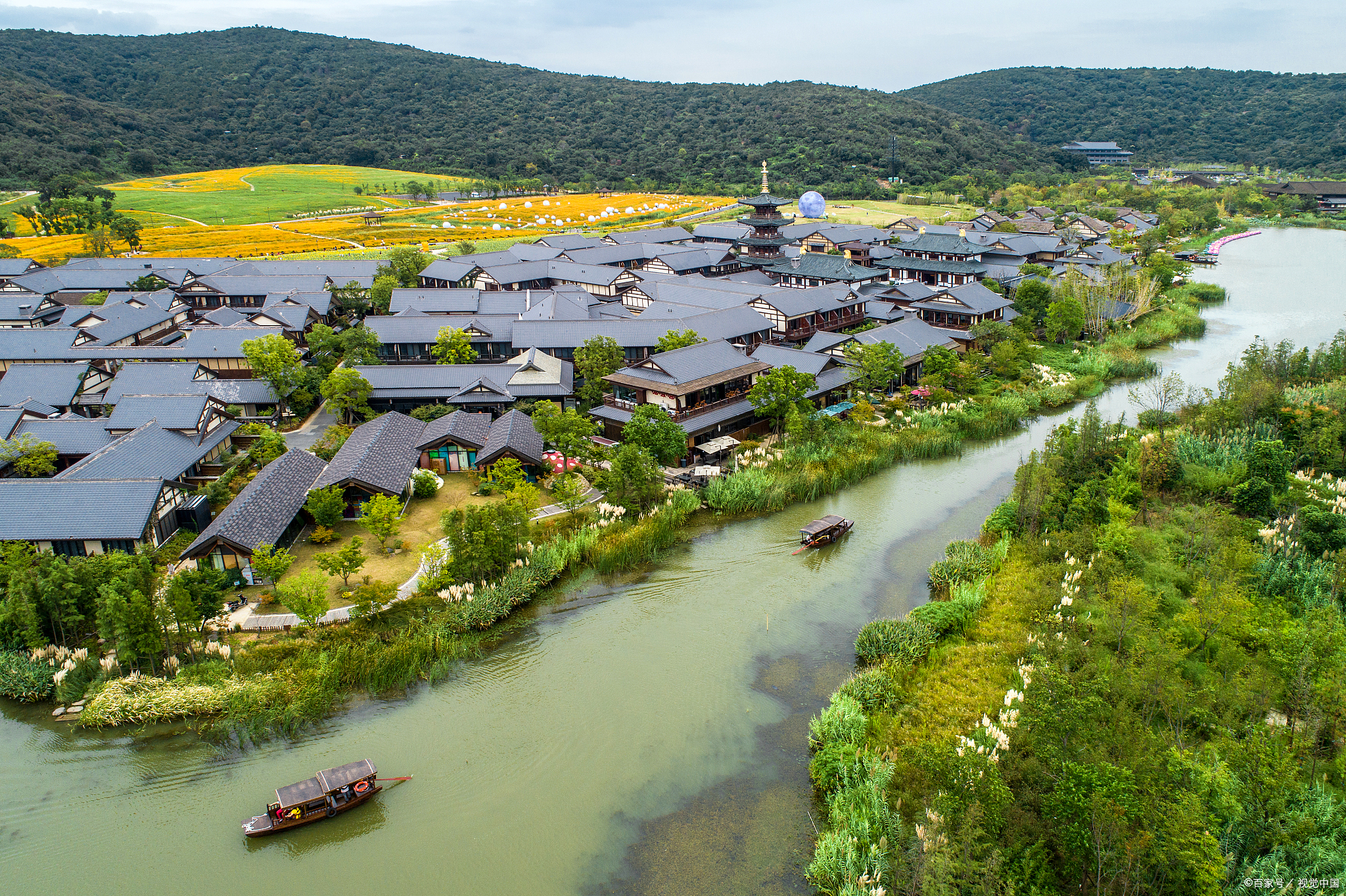 灵山风情小镇图片