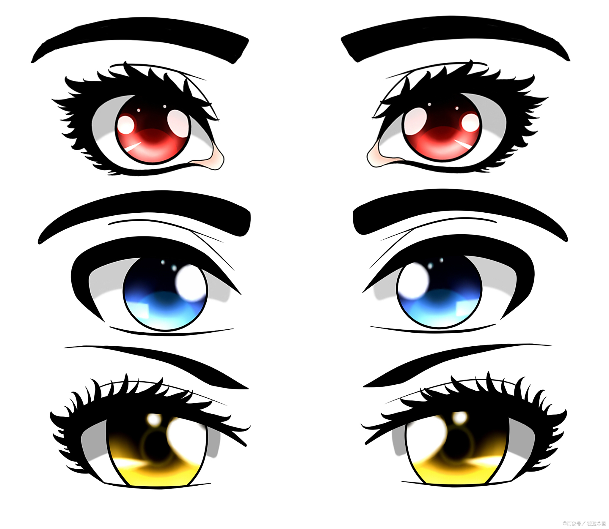 动漫头像画法教程