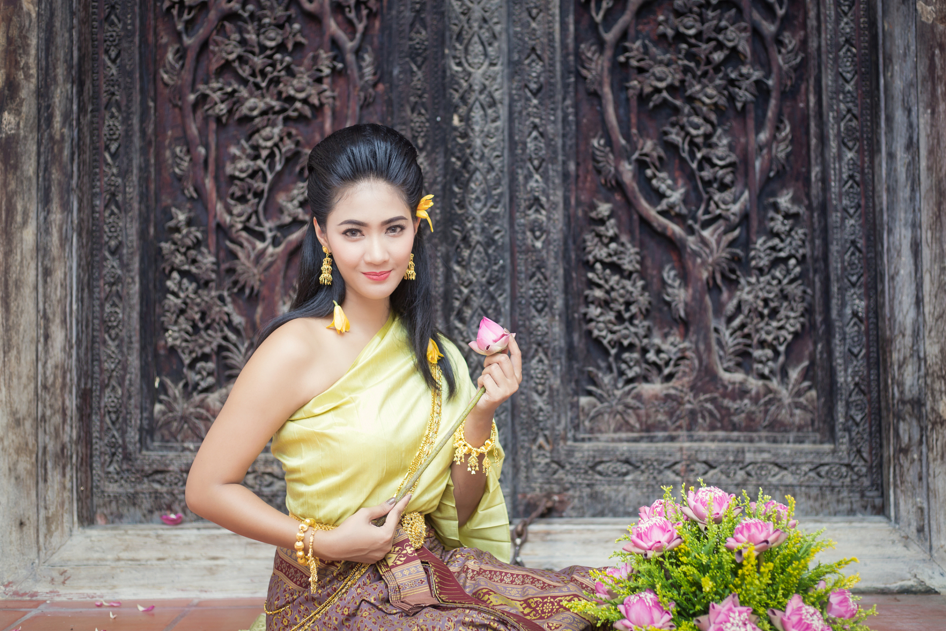 缅族美女图片