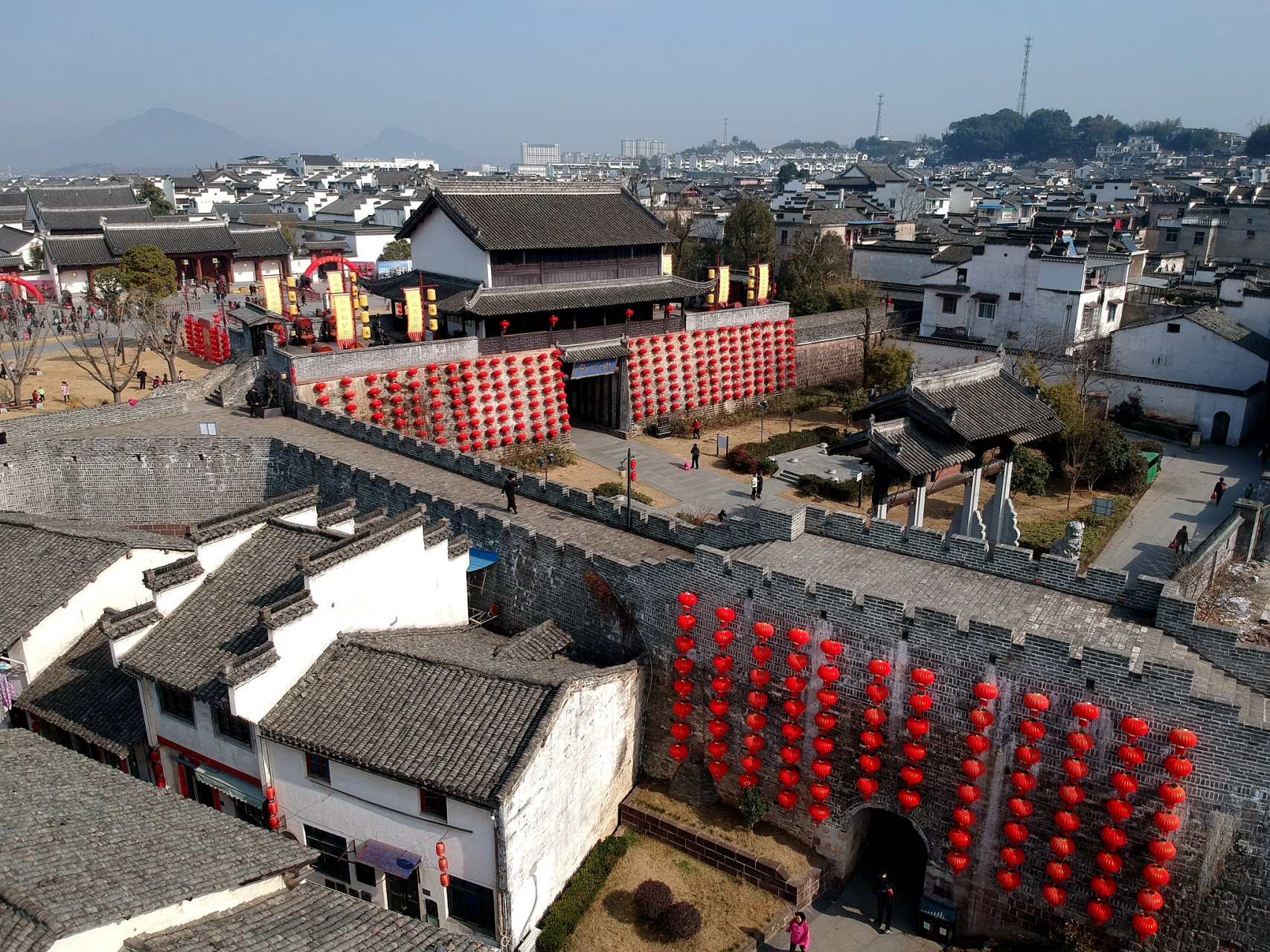 黄冈蕲州古城 始建于南宋景定四年(1263年),历史上是政治,经济,文化