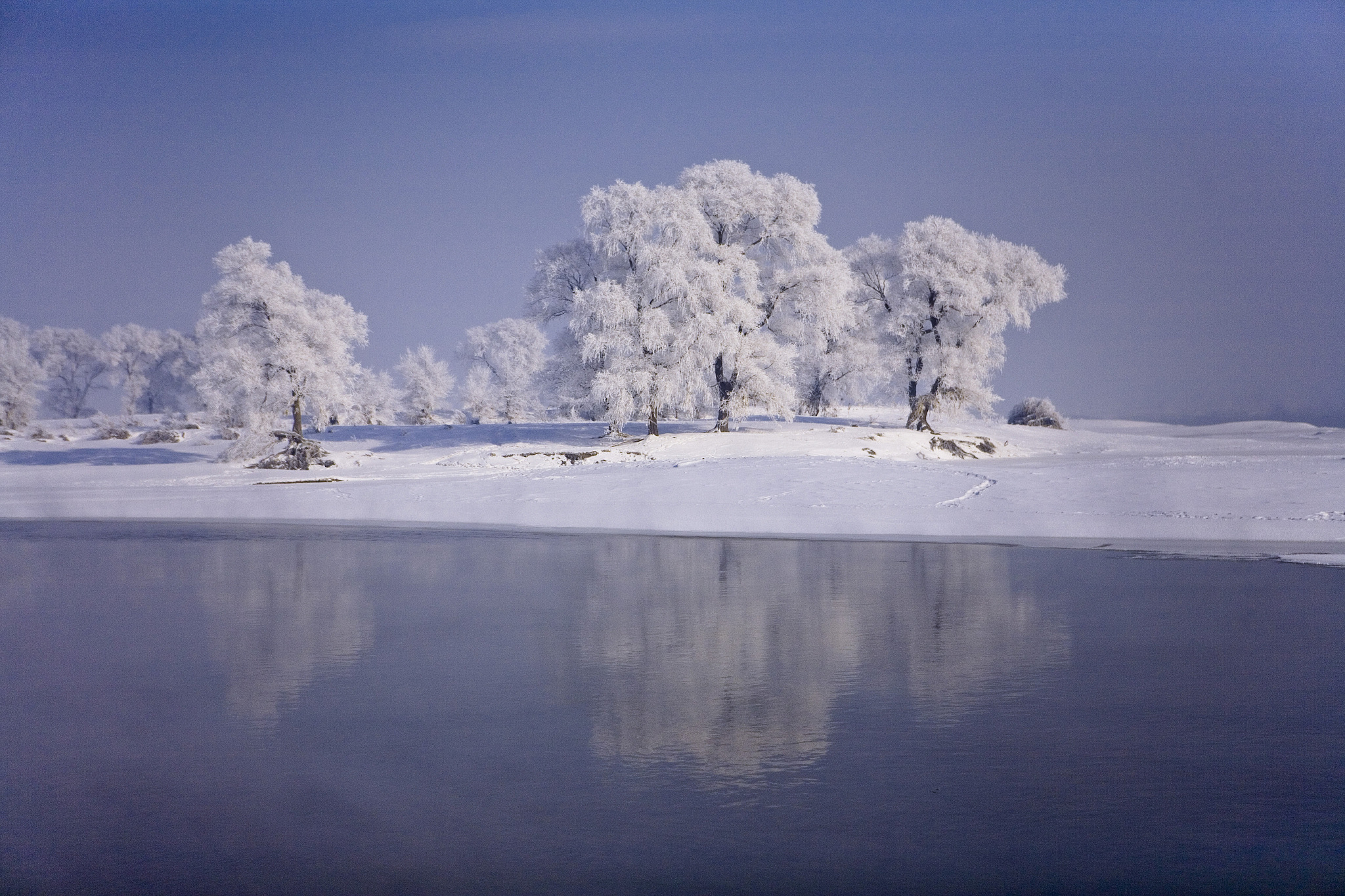 吉林雾凇图片 雪景图片