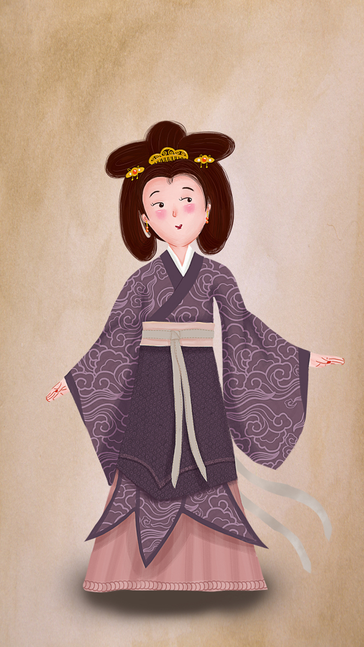 #宋朝服饰#  宋朝服饰充满了优雅和典雅的特点,男性常穿长袍,褂子和头