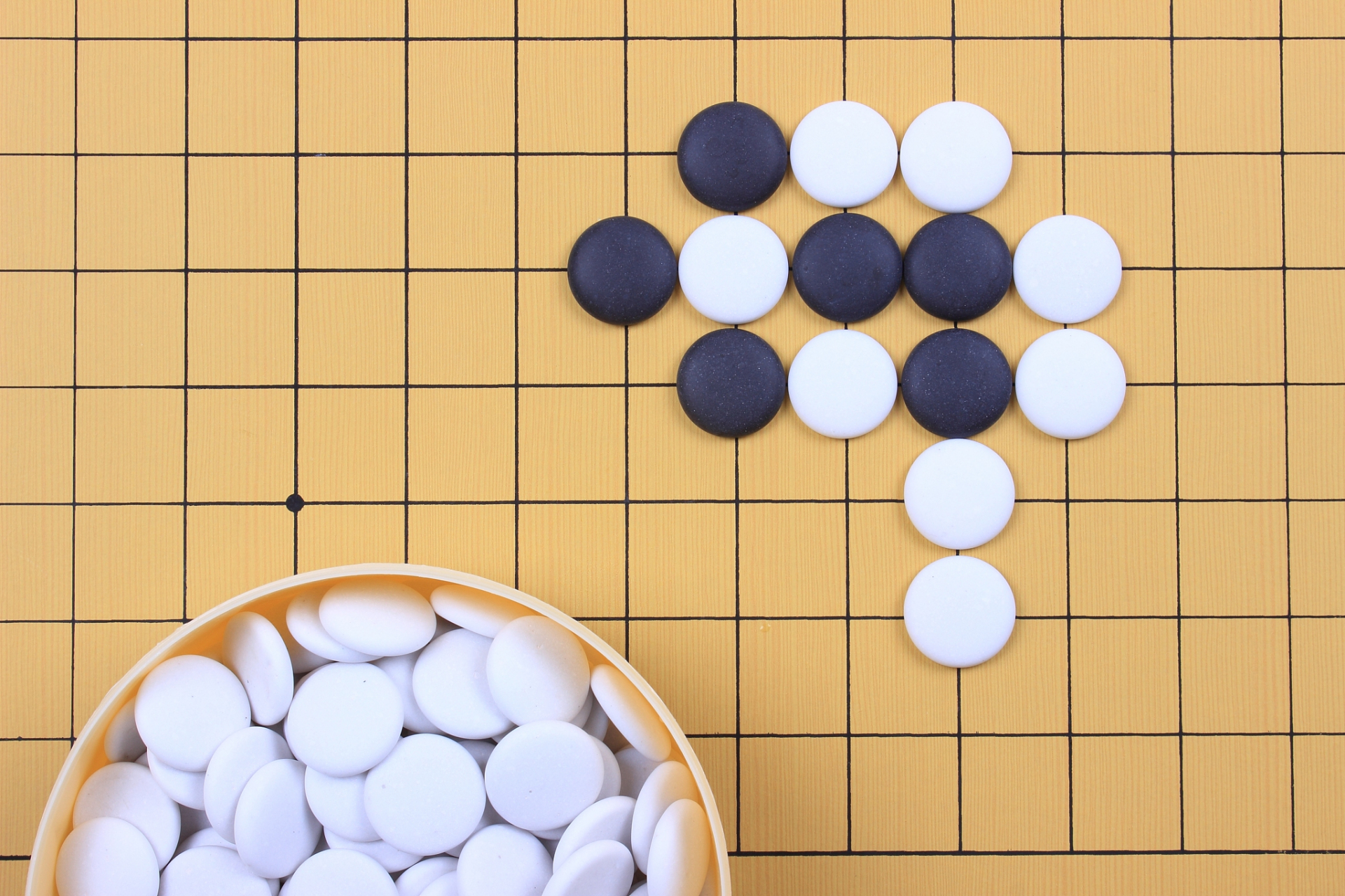 黑白围棋唯美图片图片