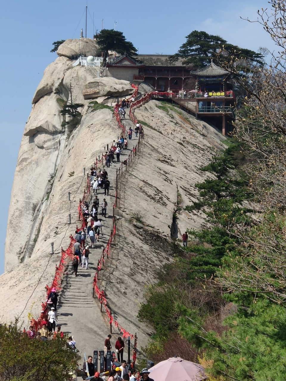 华山三险图片