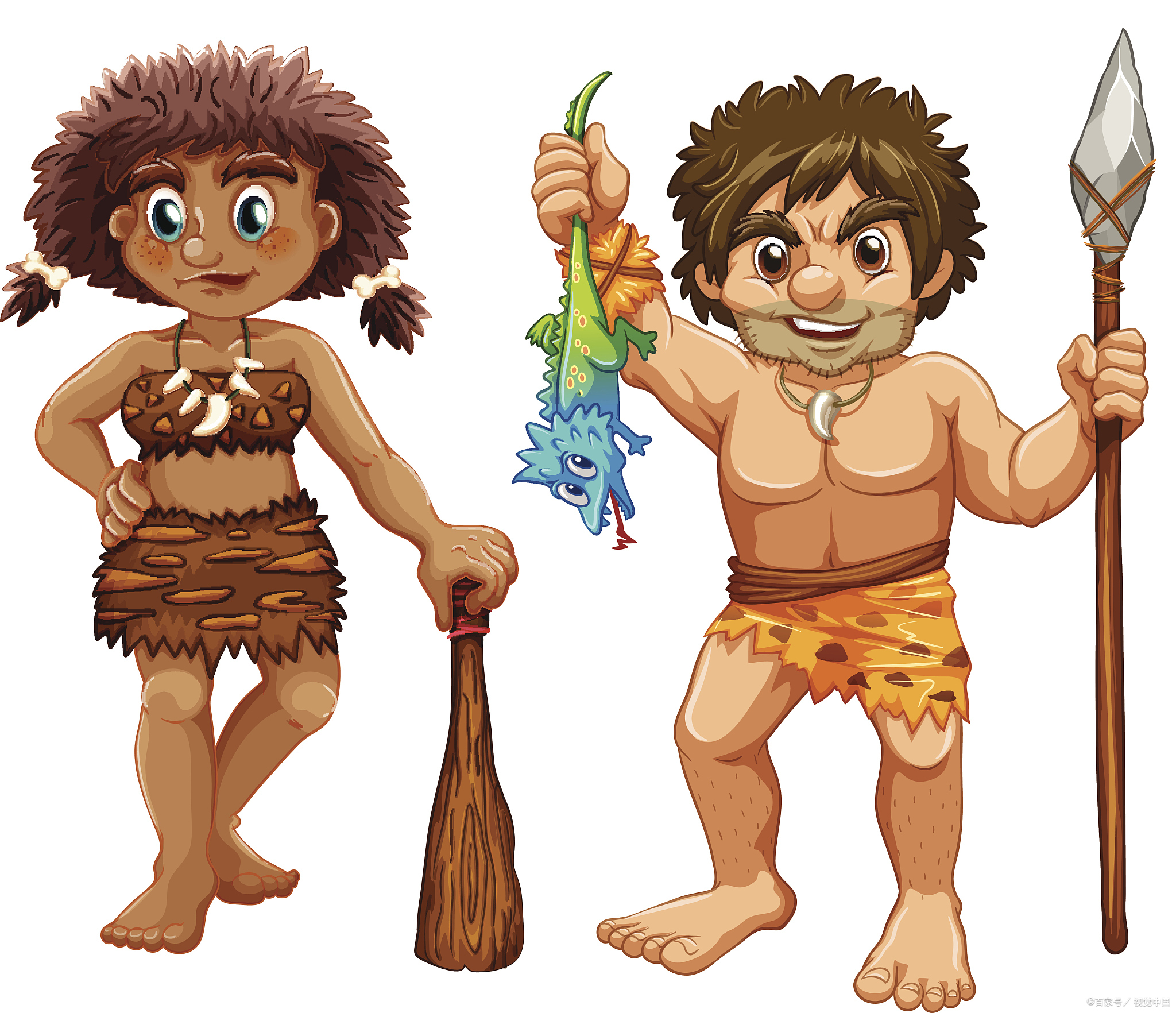 看来,在ai智能抢夺我们饭碗以后, 原始人图片原始社会卡通图片黄岛