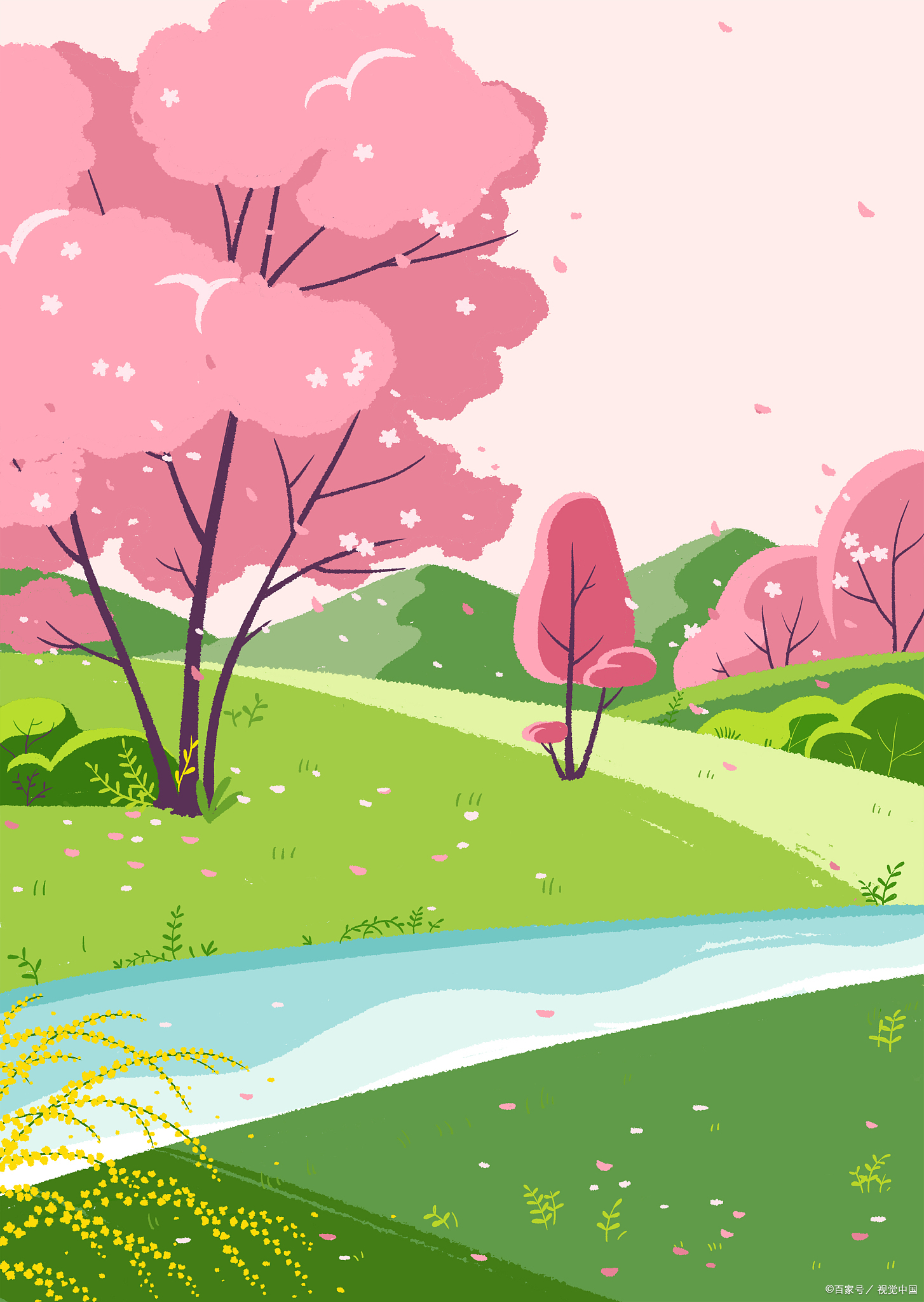 推荐食物:绿意盎然,营养满载 1,绿叶蔬菜:菠菜,油麦菜春天卡通春天