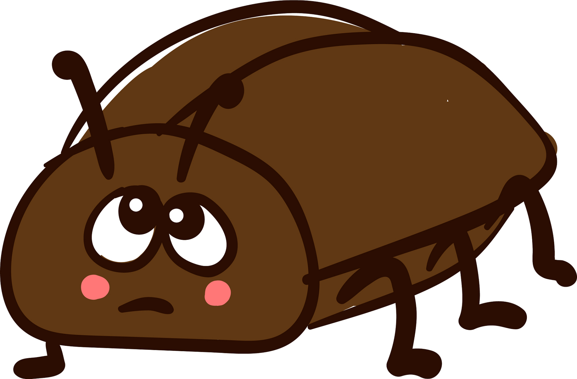 老屎克螂气得:"你这是干什么?"  "不是你