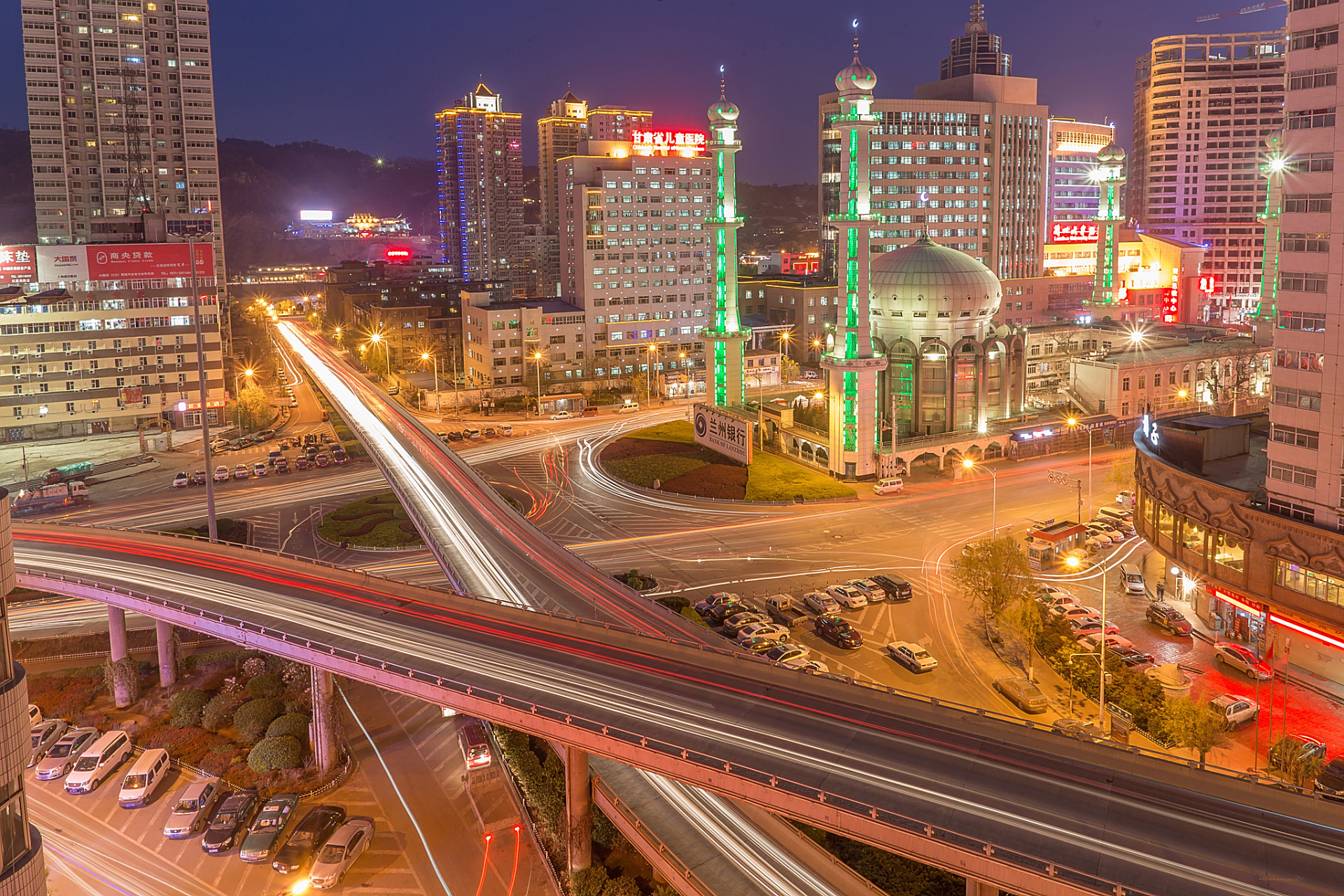 乐享周末分享吧#  99兰州夜景推荐99  78第一站:兰州中心 兰州