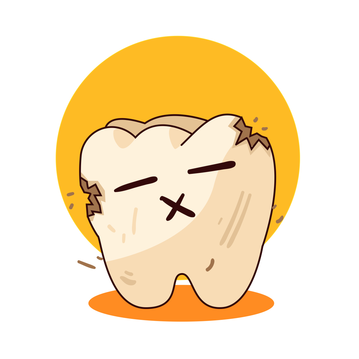 "门牙内侧掉了一块,如何缓解舔着难受的感觉?