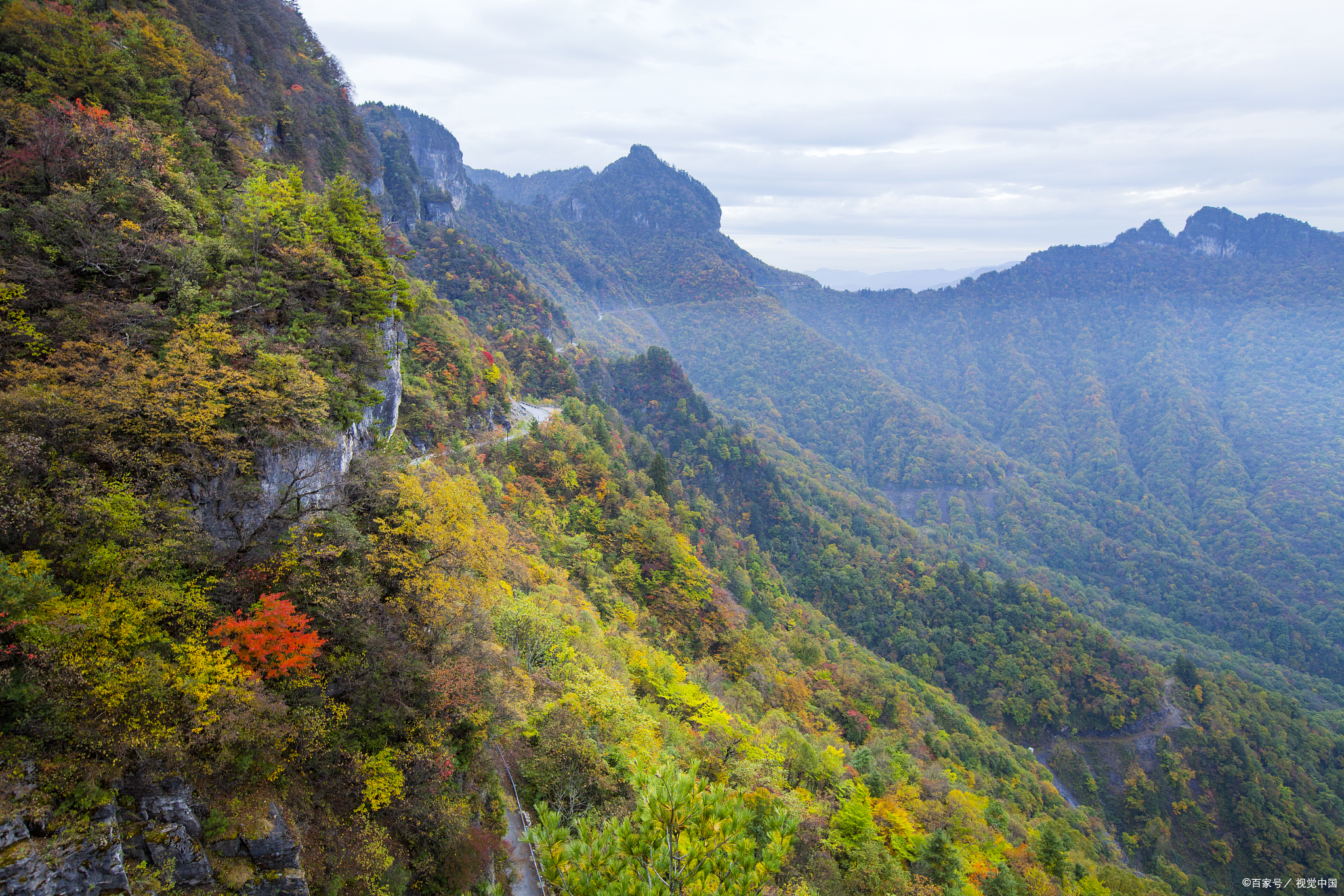 湖北山脉图片