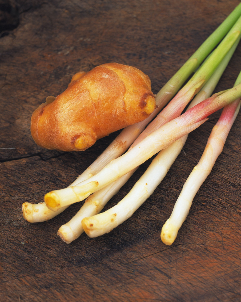 枕边放葱姜可催眠      生姜味辛,性微温.