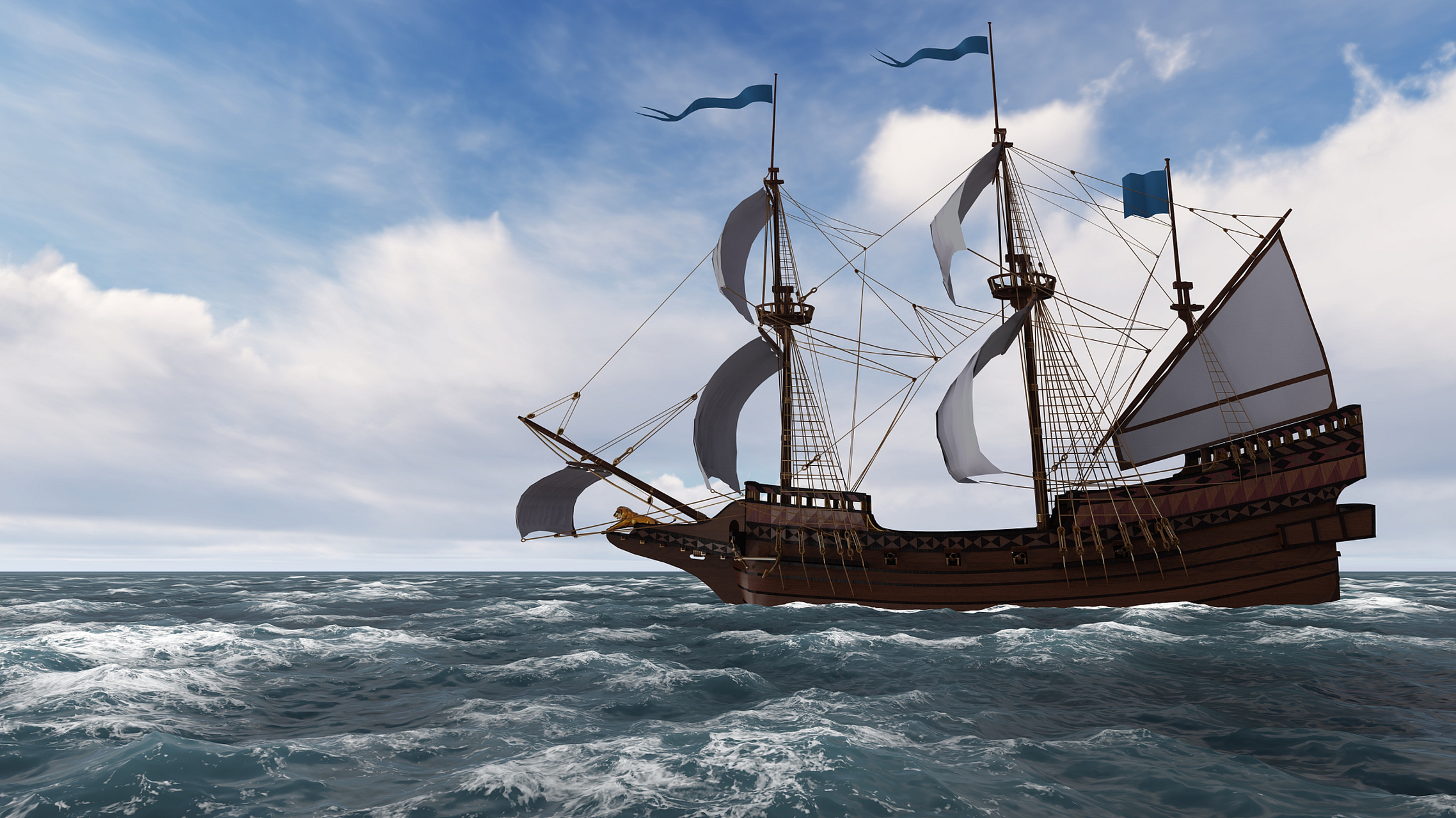 在人类历史上的大航海时代,勇敢的航海家们踏上了一段伟大的探险之旅