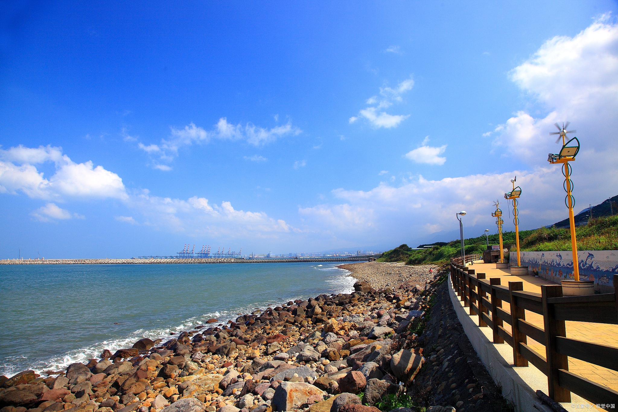 汕头南滨路观海长廊,漫步听海风超放松!