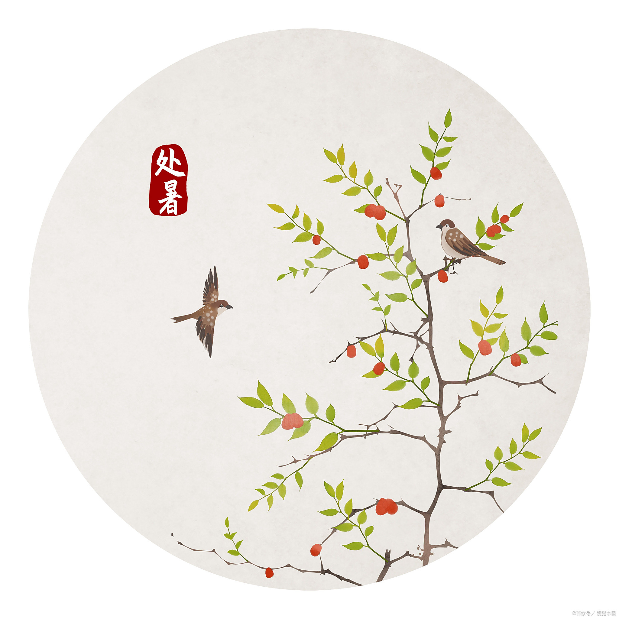 小学生二十四节气书签制作