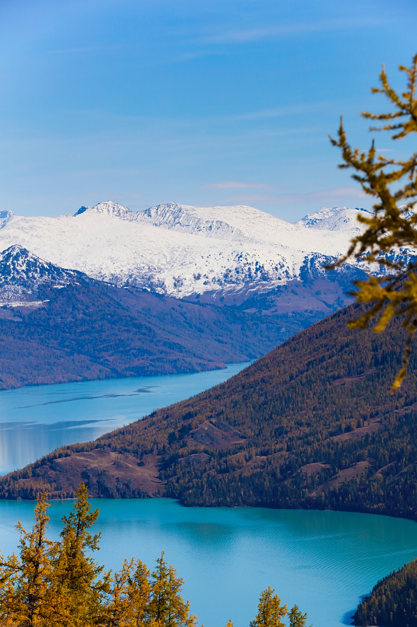 新疆喀纳斯景区是中国最美丽的自然风景区之一,位于新疆阿尔泰山中段