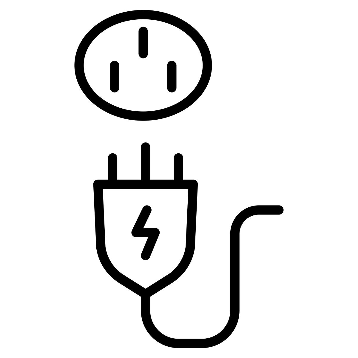 插头简笔画图片