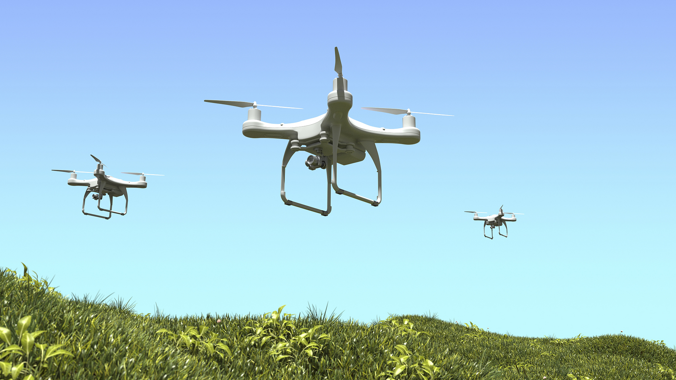 四旋翼无人机主要使用的是2.4ghz和5.