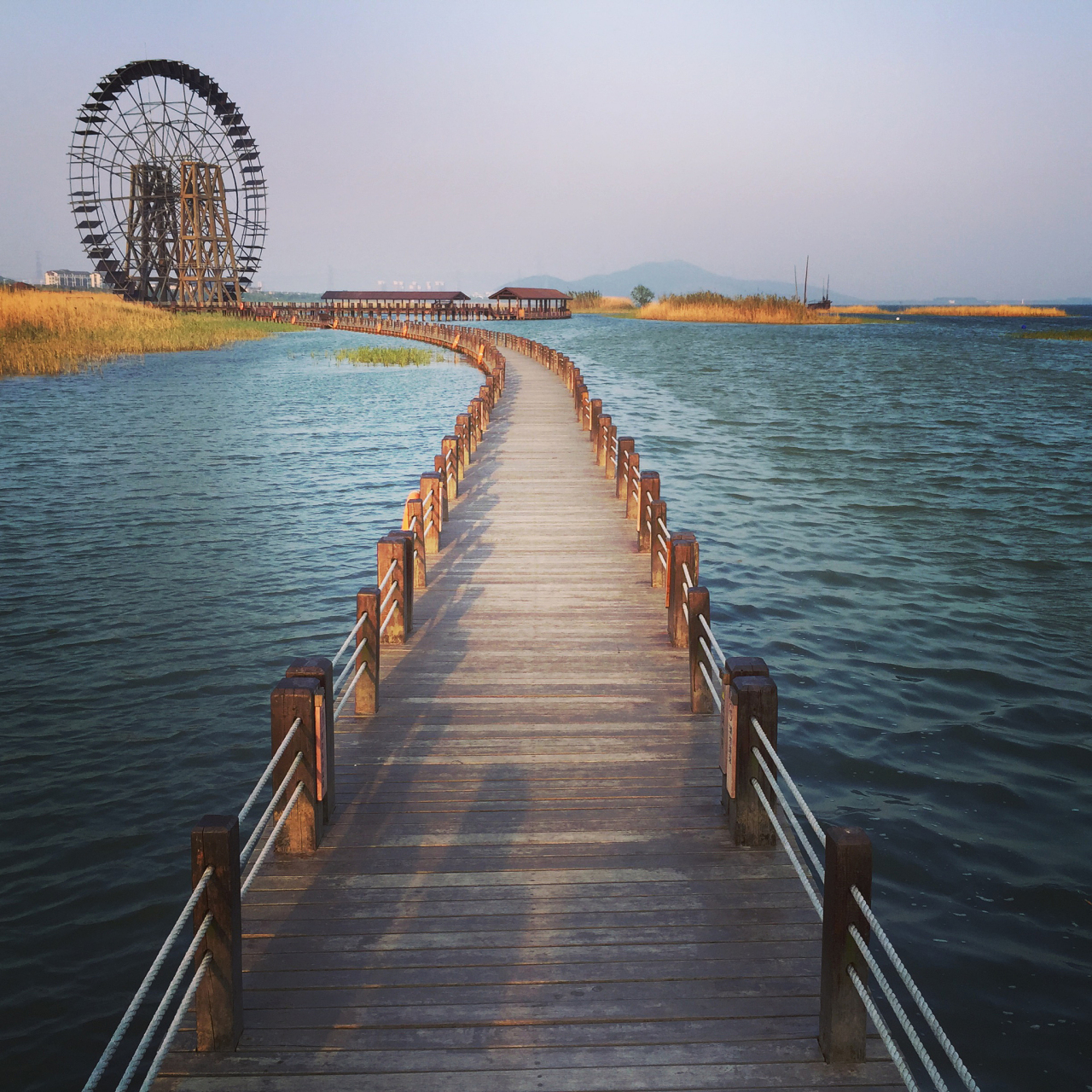 东平湖一日游图片