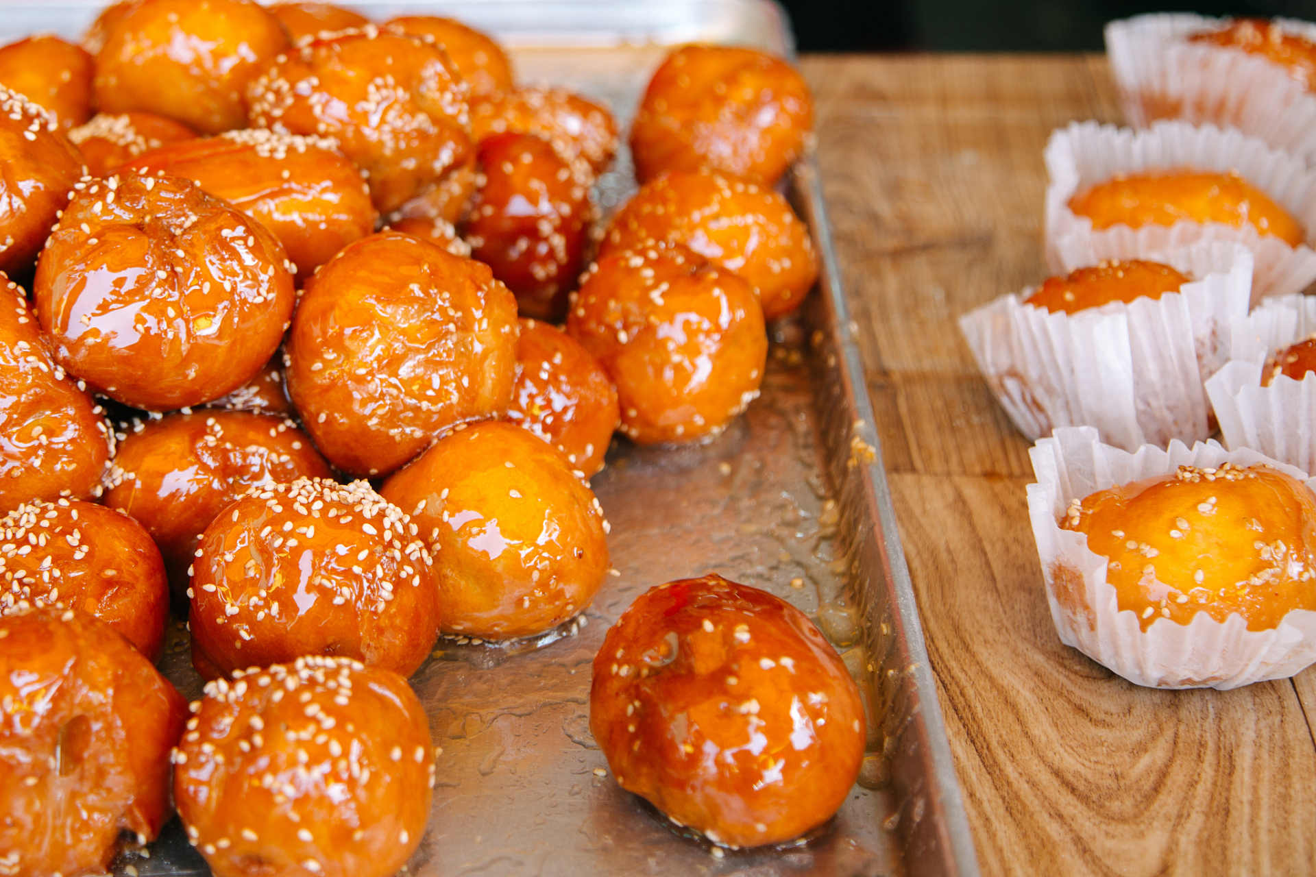 [原文:成都街边小吃糖油果子技术.