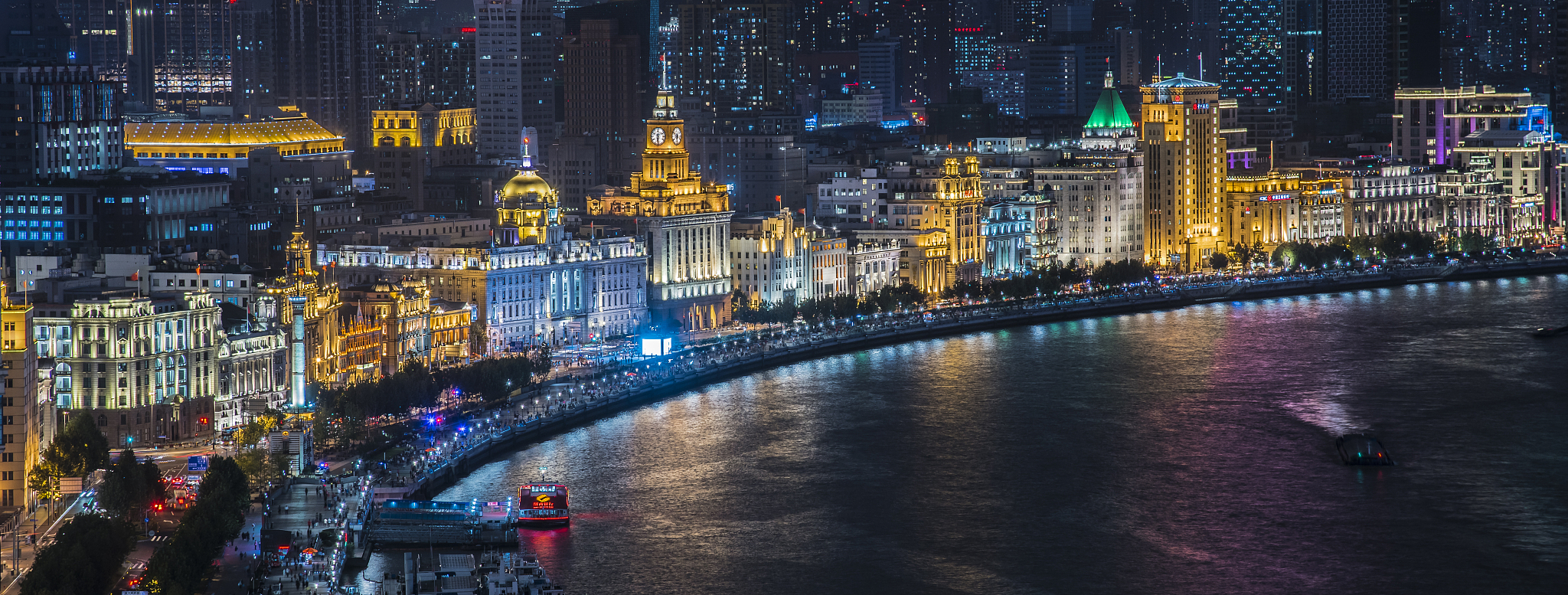 宁波夜景 外滩风景图片