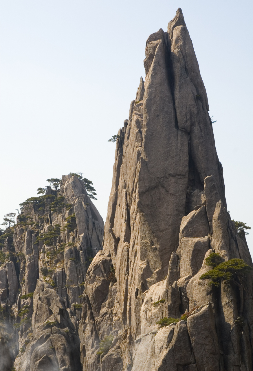 黄山莲花峰照片图片